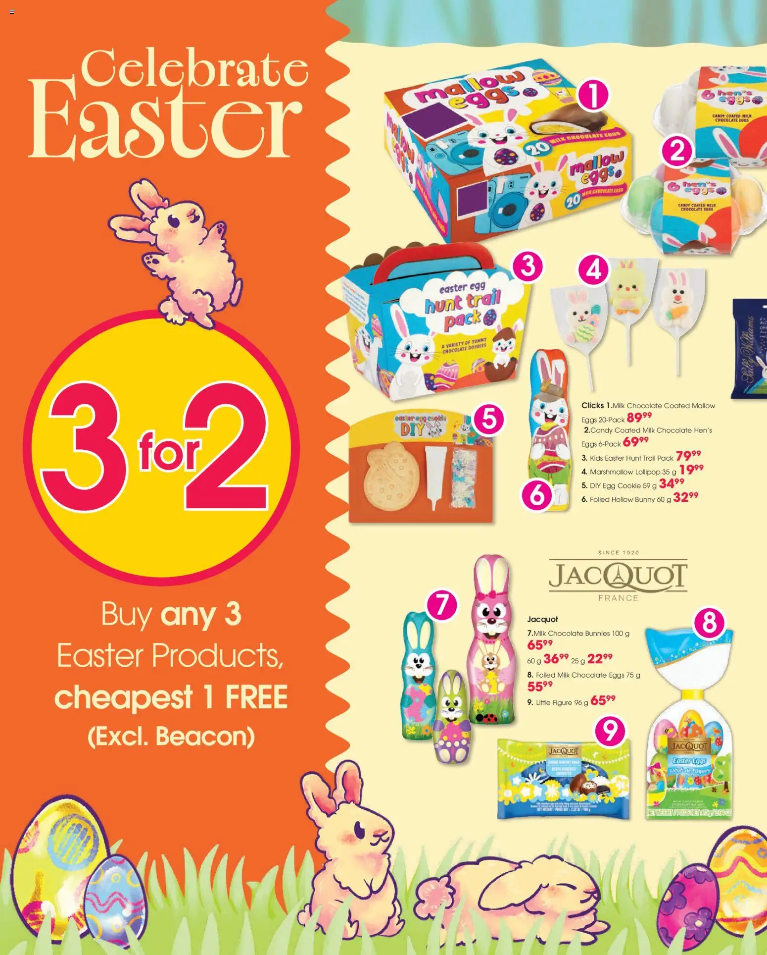 New Clicks catalogue – valid from 25.02.2026 | Page: 6 | Products: Milk, Eggs, Chocolate