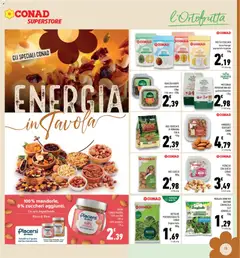 Anteprima del volantino INSALATA GRAN MIX GUSTOSO CON RUCOLA I.G.P., 100g valido a partire dal 11.03.2026 | Pagina: 15 | Prodotti: Frutta, Mandorle, Zucca, Pistacchi