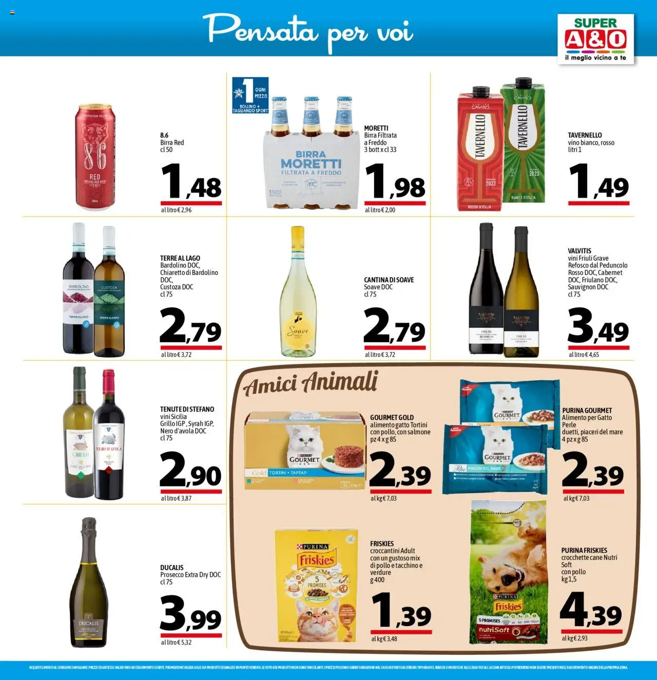 Volantino A&O del 02.10.2025 | Pagina: 13 | Prodotti: Prosecco, Tacchino, Crocchette, Crocchette cane