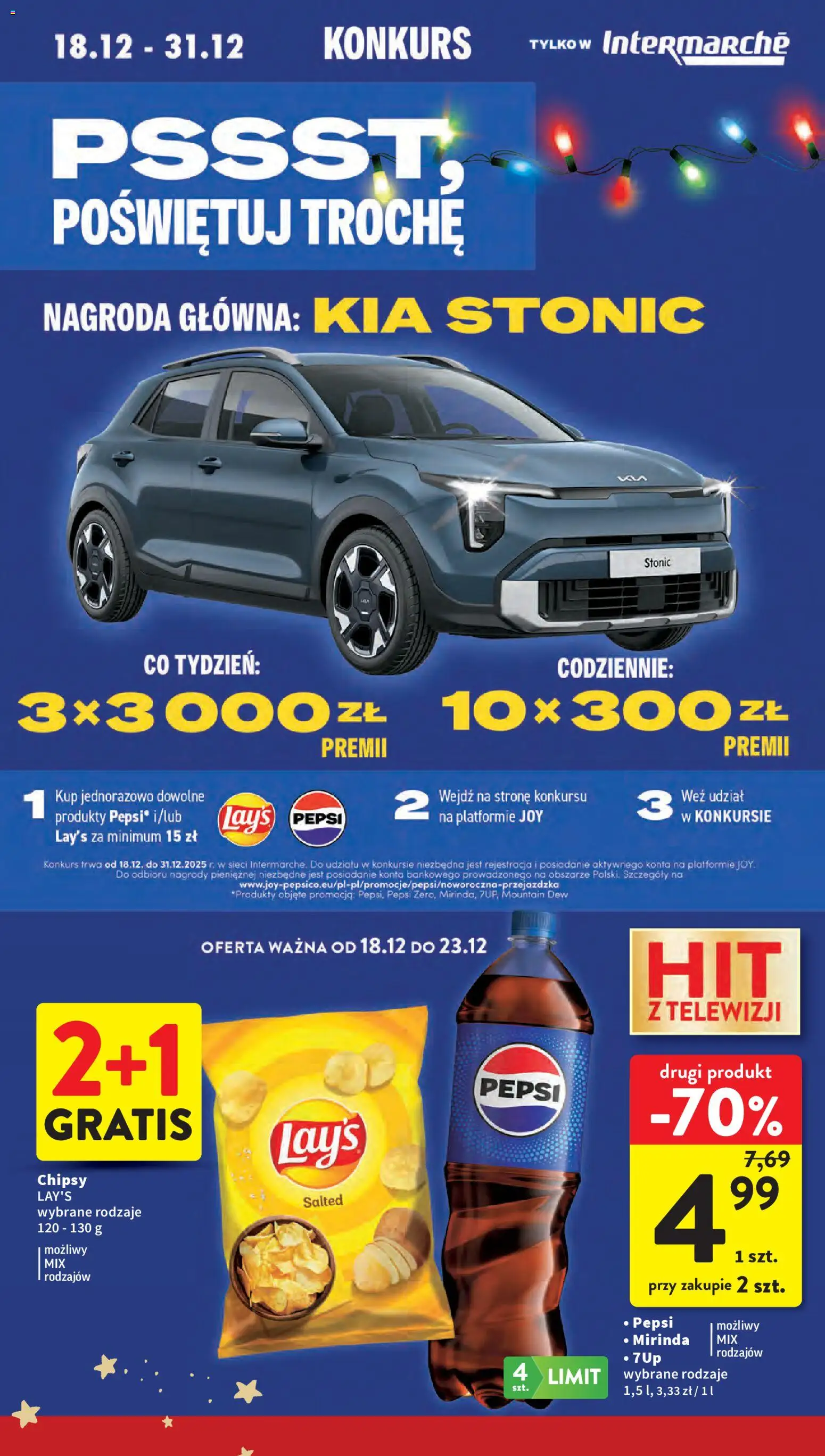 Intermarche Gazetka od 18.12.2025 | Strona: 50 | Produkty: Chipsy, Pepsi