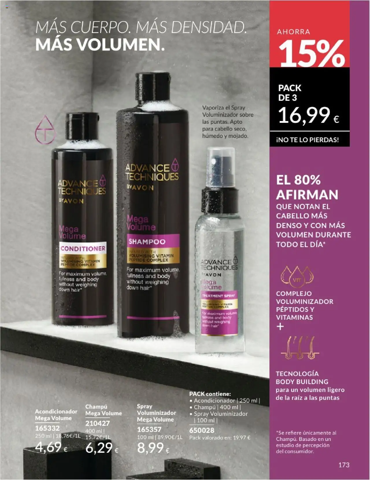 Catálogo AVON campaña 6 │ válido desde el 01.06.2025 | Página: 173 | Productos: Champú, Acondicionador, Té, Body