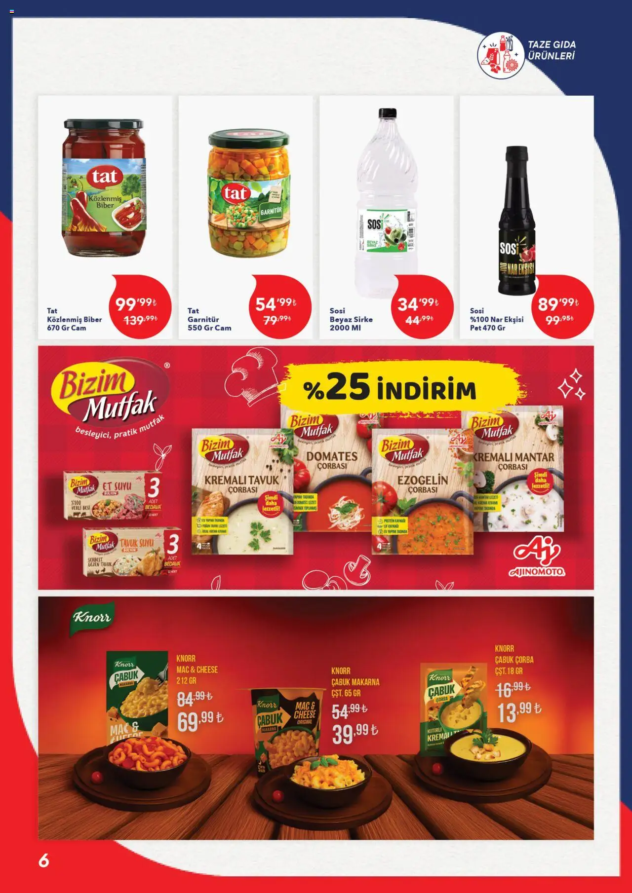 Kim Market Katalog - Marmara Insert - 18.09.2025 tarihinden itibaren geçerlidir | Sayfa: 6 | Ürünler: Krema, Biber, Klementiinit, Mantar