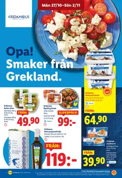 Lidl - erbjudanden - Förhandsvisning av reklamblad från butik Lidl aktuell från 27.10.2025 | Sida: 8 | Produkter: Oliver, Fetaost