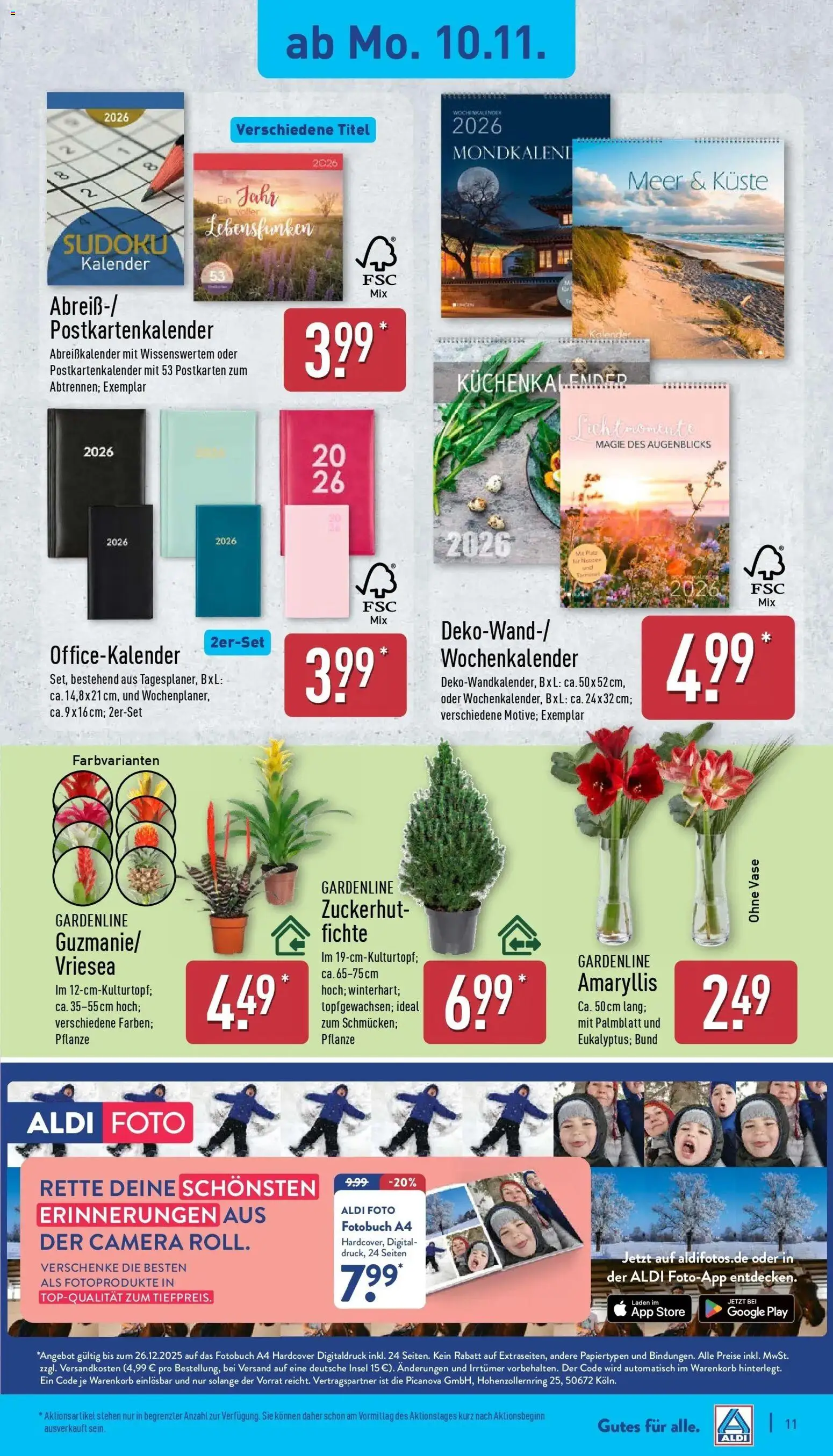 Aldi - ALDI Nord: Wochenangebote – gültig ab 09.11.2025 | Seite: 15 | Produkte: Vase
