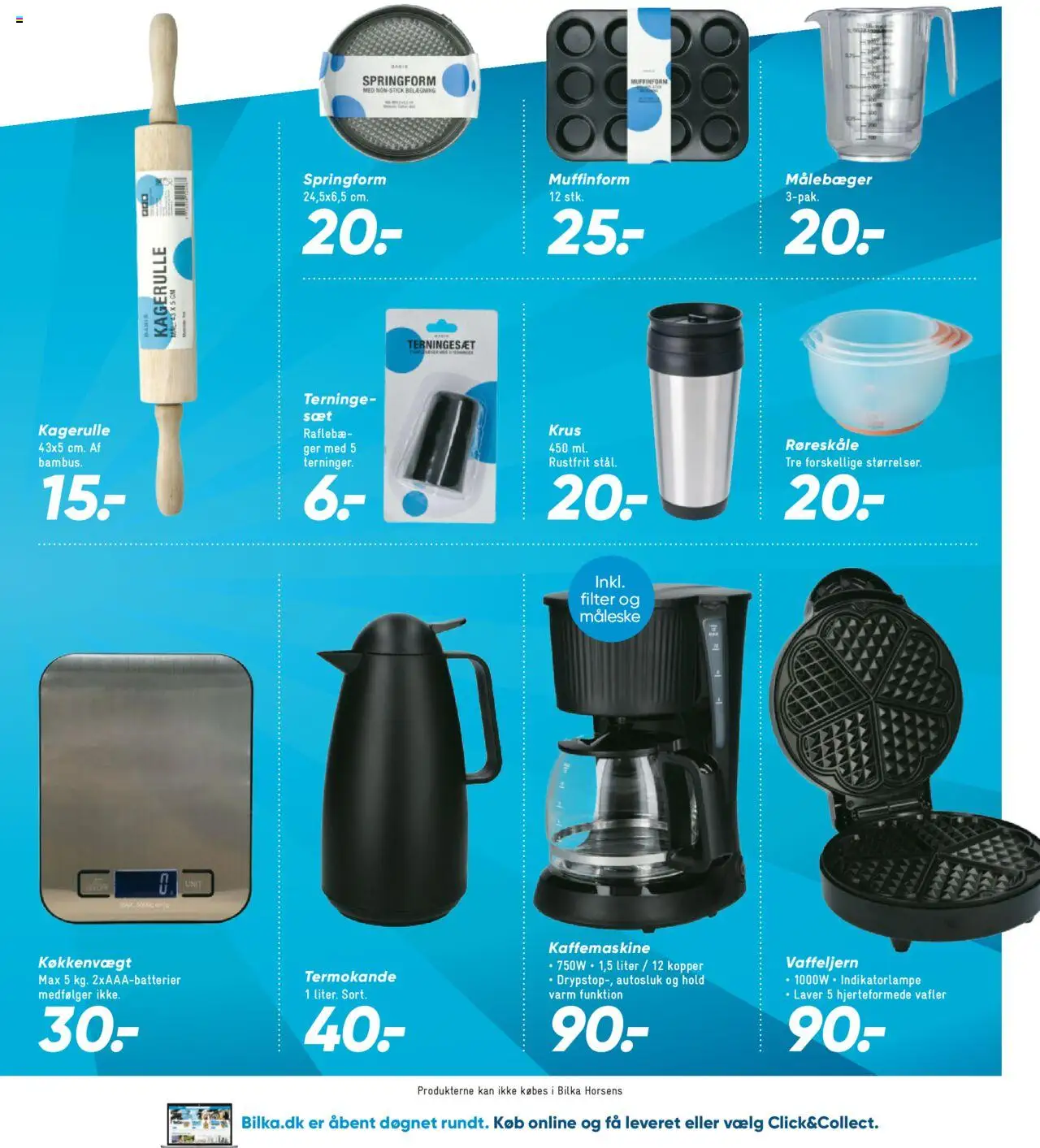 Bilka tilbudsavis – gyldig fra 10.10.2025 | Side: 39 | Produkter: Vafler, Køkkenvægt, Kaffemaskine