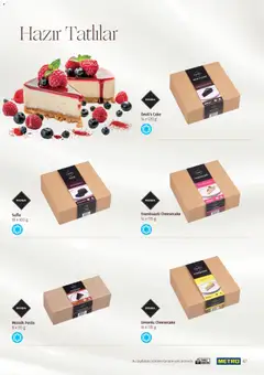 06.04.2026 tarihinden itibaren geçerli olan Metro kataloğu önizlemesi | Sayfa: 67 | Ürünler: Frambuazlı cheesecake, Tatlılar, Mozaik pasta