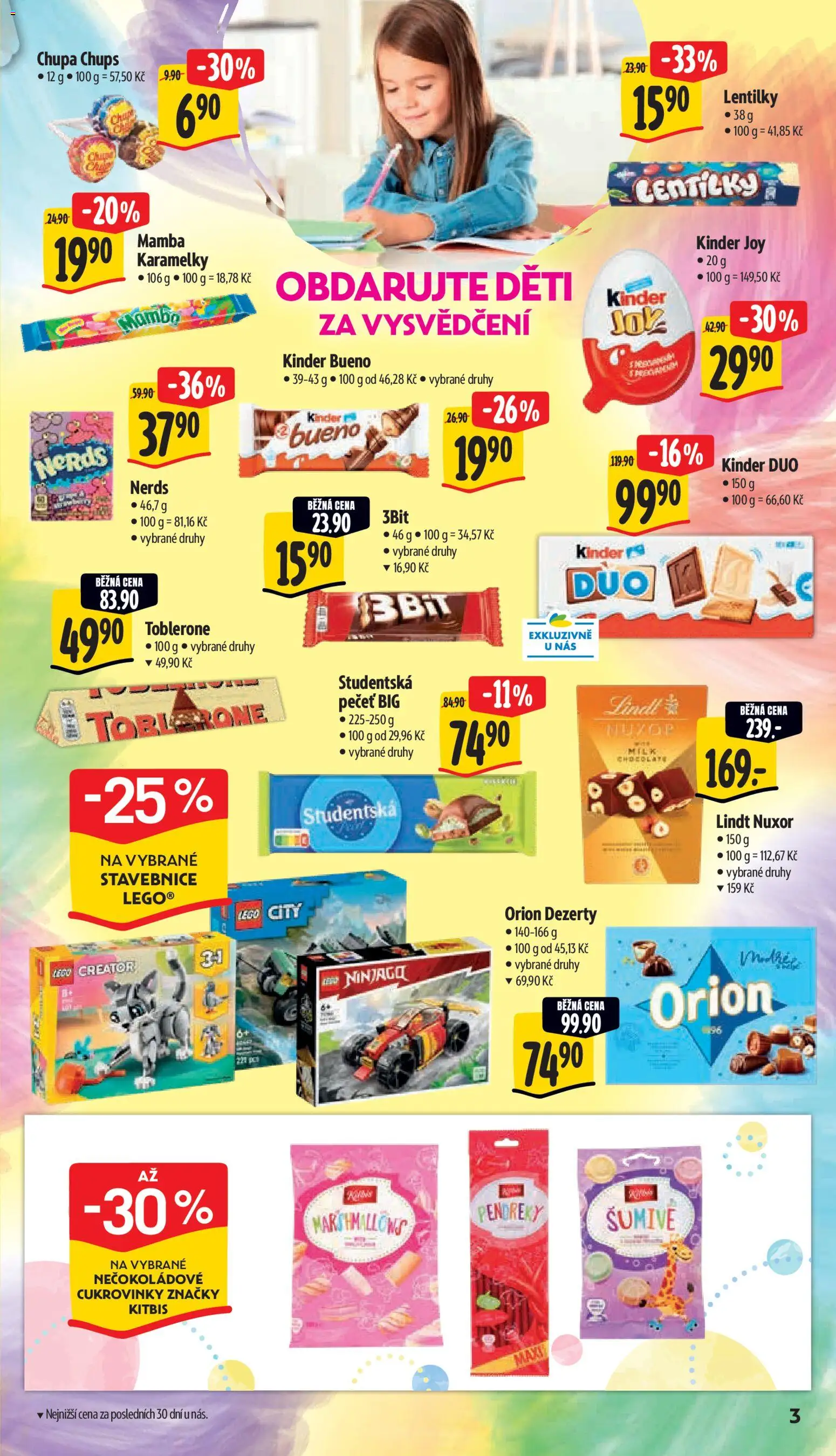 Albert leták - Supermarket od 21.01.2026 | Strana: 8 | Produkty: Lindt, LEGO, Marshmallows, Lentilky