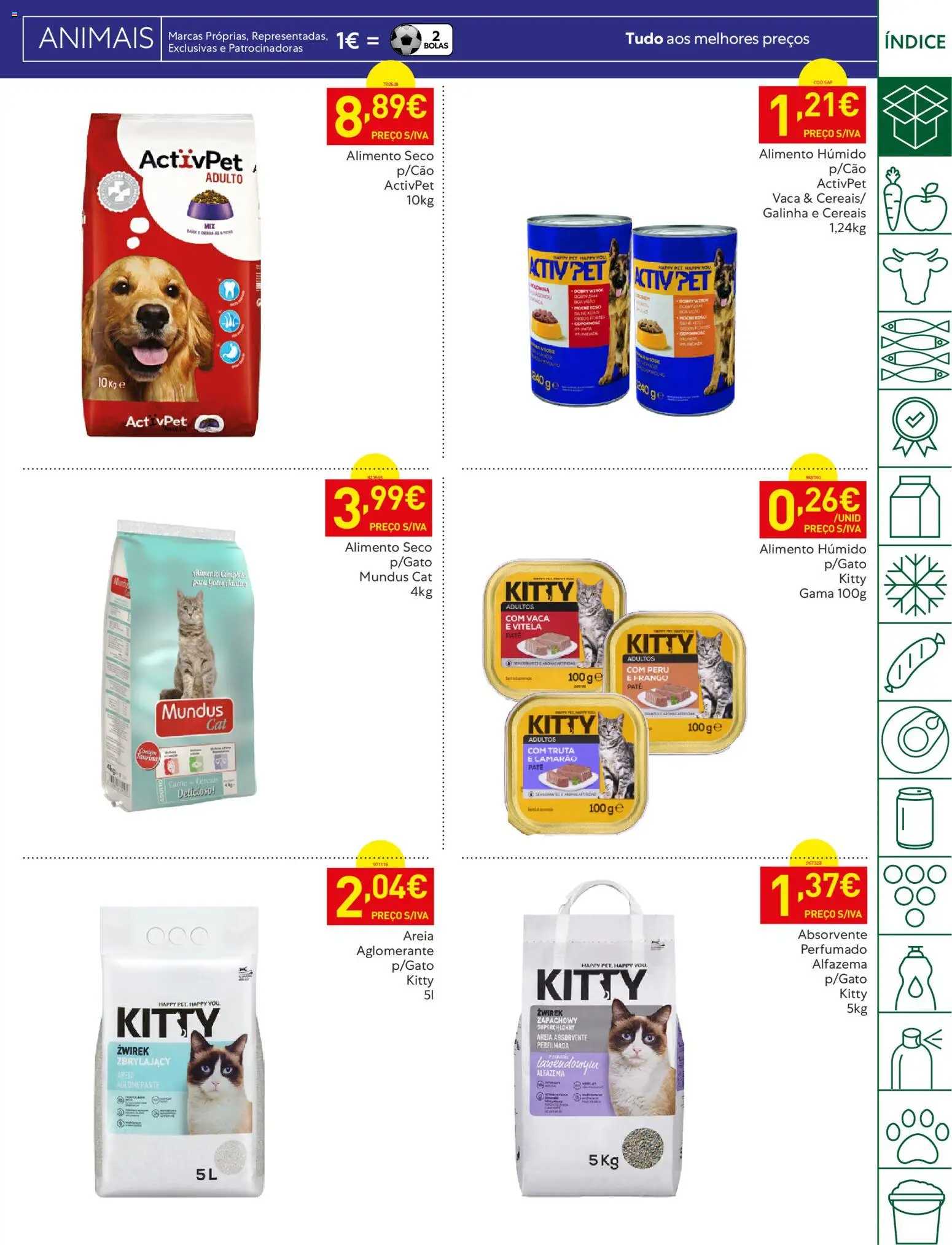 Recheio - Bons Negócios Madeira │ válido de 07.04.2026 | Página: 53 | Produtos: Areia, Peru, Carne, Cereais