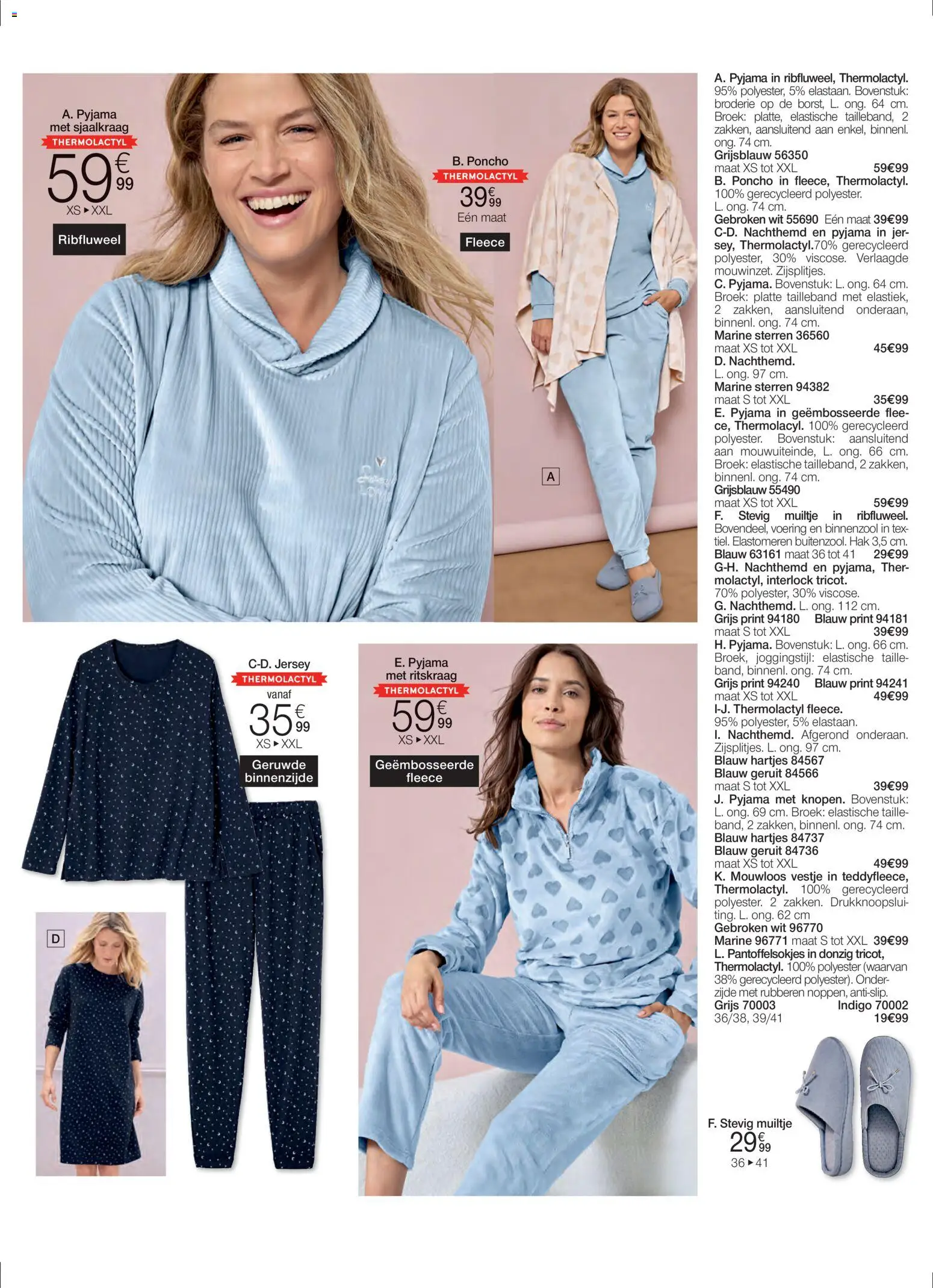 {H1} | Pagina: 22 | Producten: Poncho, Broek, Pyjama
