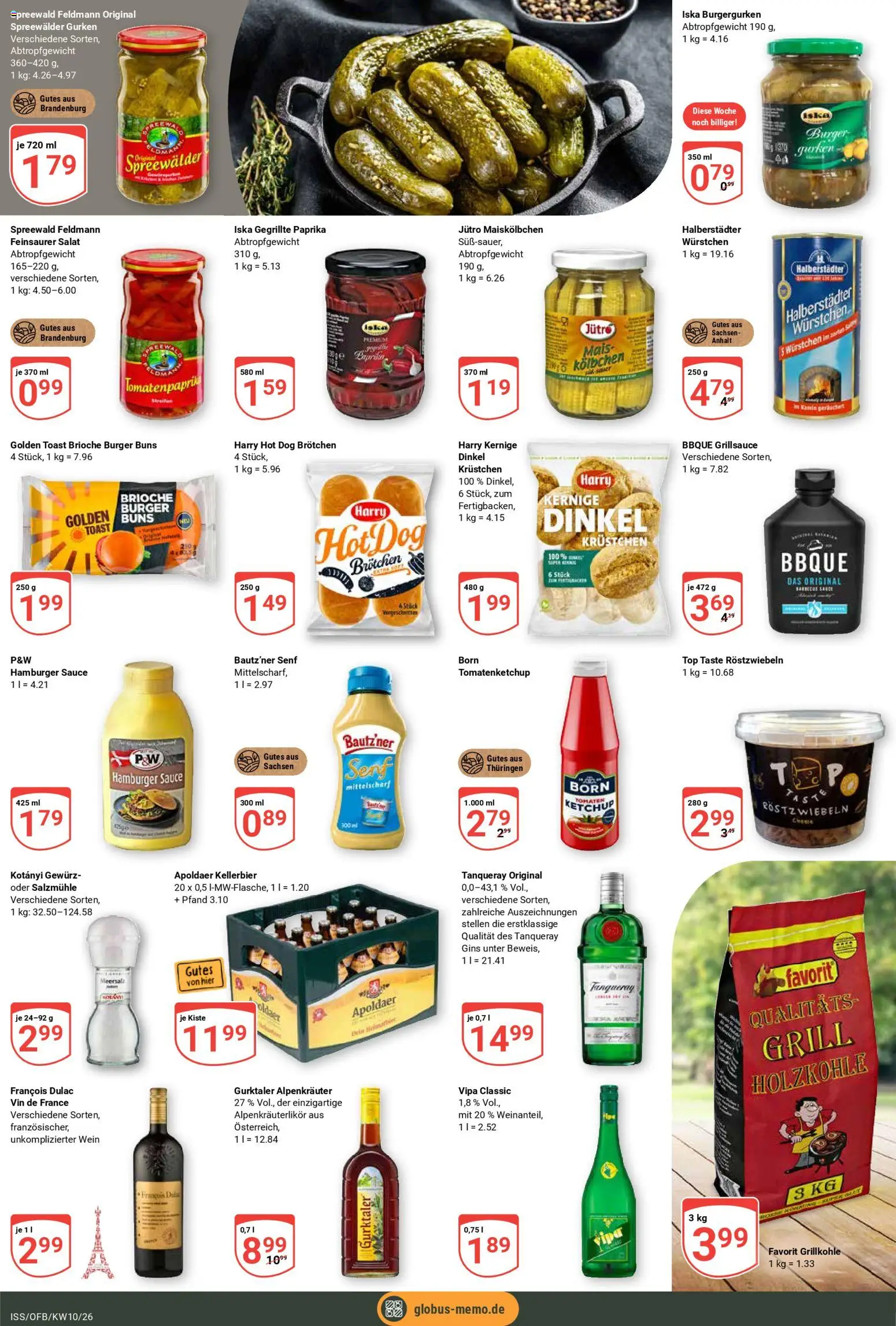 Globus Prospekt – gültig ab 02.03.2026 | Seite: 12 | Produkte: Top, Toast, Paprika, Gurken