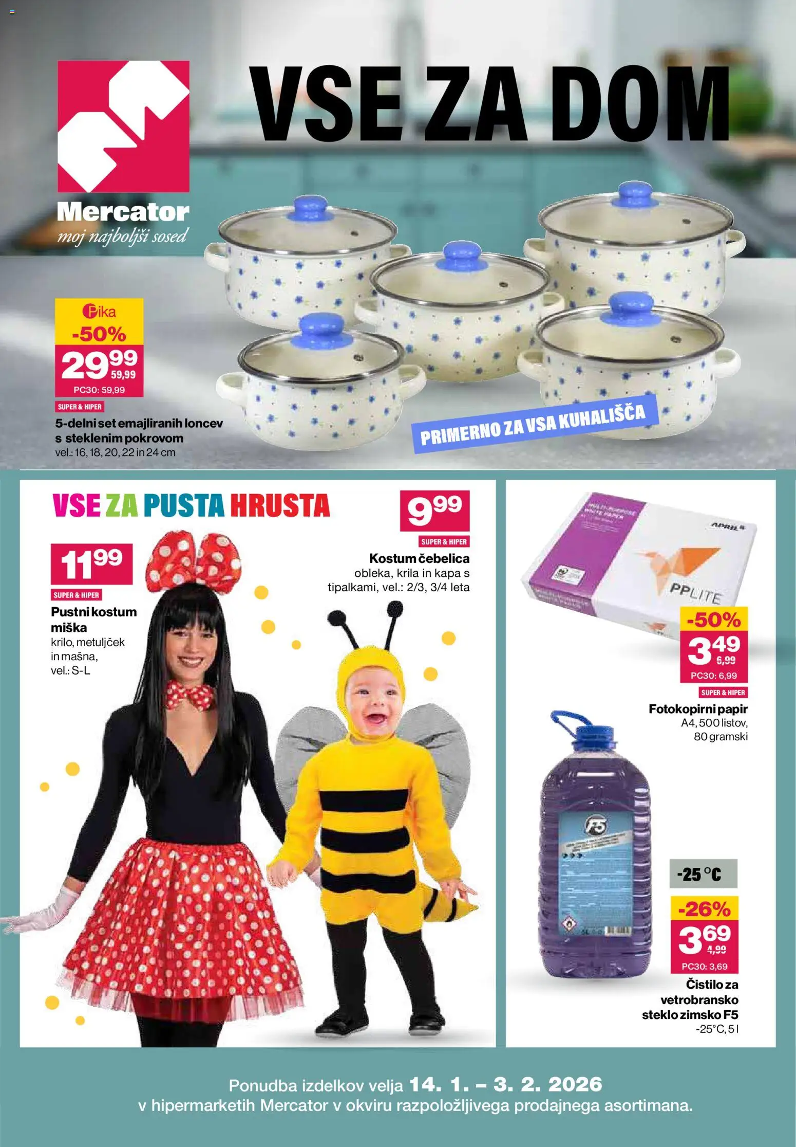 Novi Mercator katalog ponudbe – veljaven od 14.01.2026 | Stran: 1 | Izdelki: Kapa