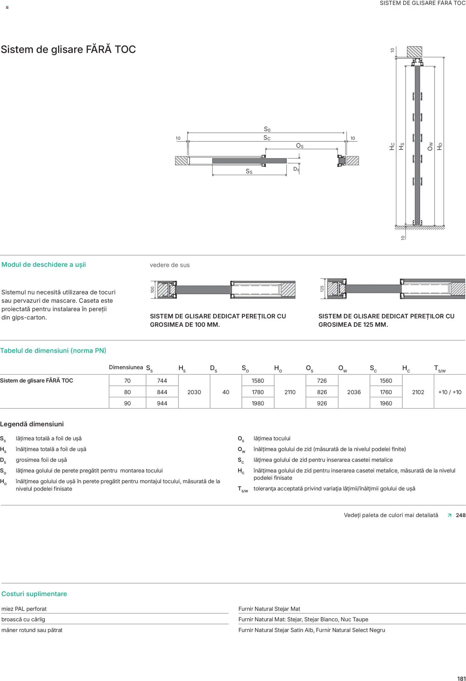 Noul catalog Proges – valabil de la 13.02.2026 | Pagină: 184 | Produse: Mâner, Ușă