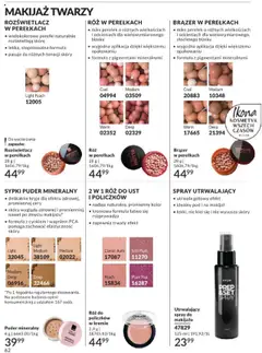 Avon Katalog 07 2025 od 01.07.2025 | Strona: 62 | Produkty: Mak, Makijaż, Puder, Bronzer