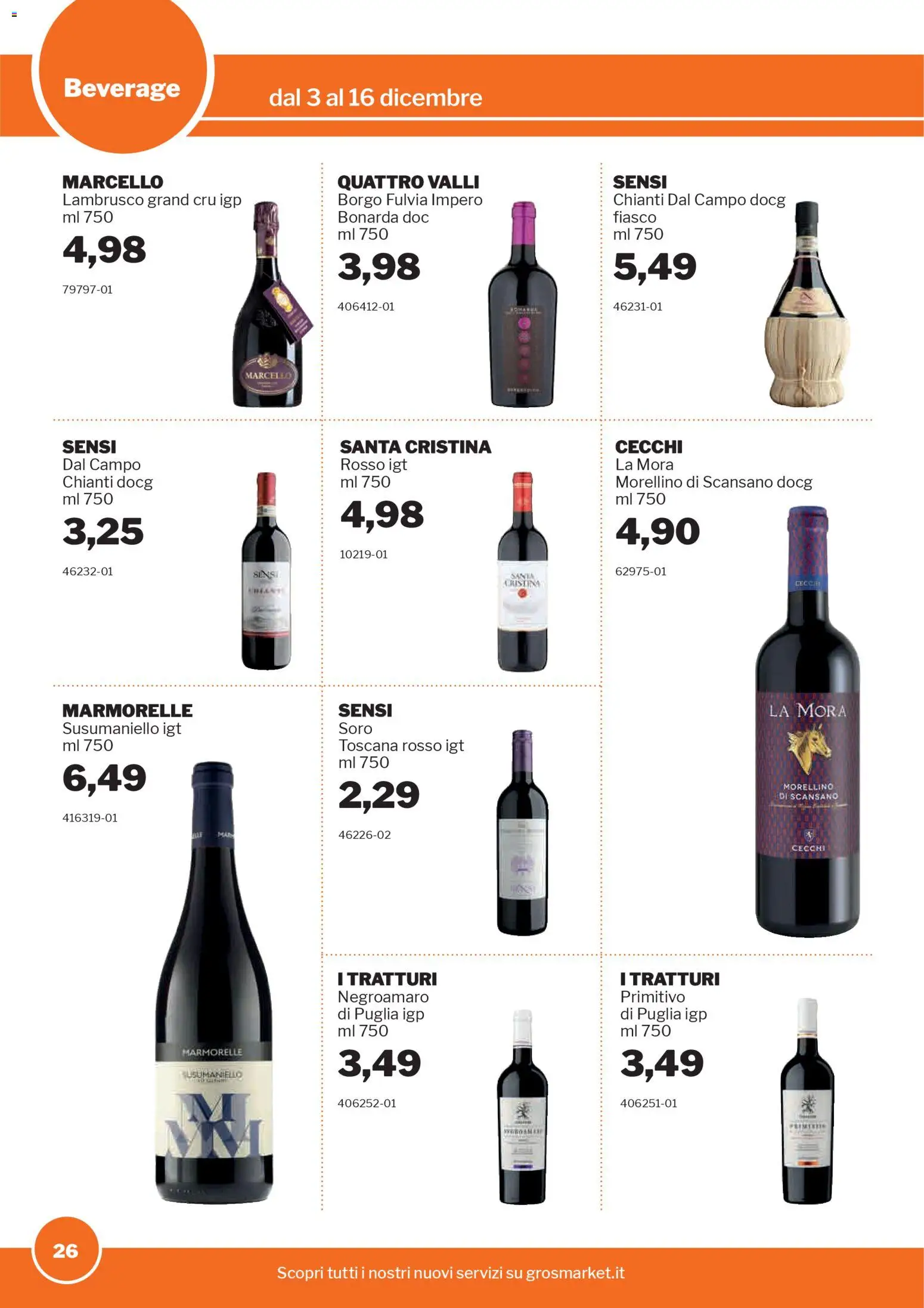 Volantino Sogegross del 03.12.2025 | Pagina: 26