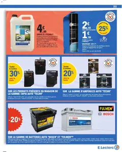 E.Leclerc - Prévisualisation de E.Leclerc catalogue semaine 4 valide à partir de 20.01.2026 | Page: 55 | Produits: AdBlue, Batterie, Tapis