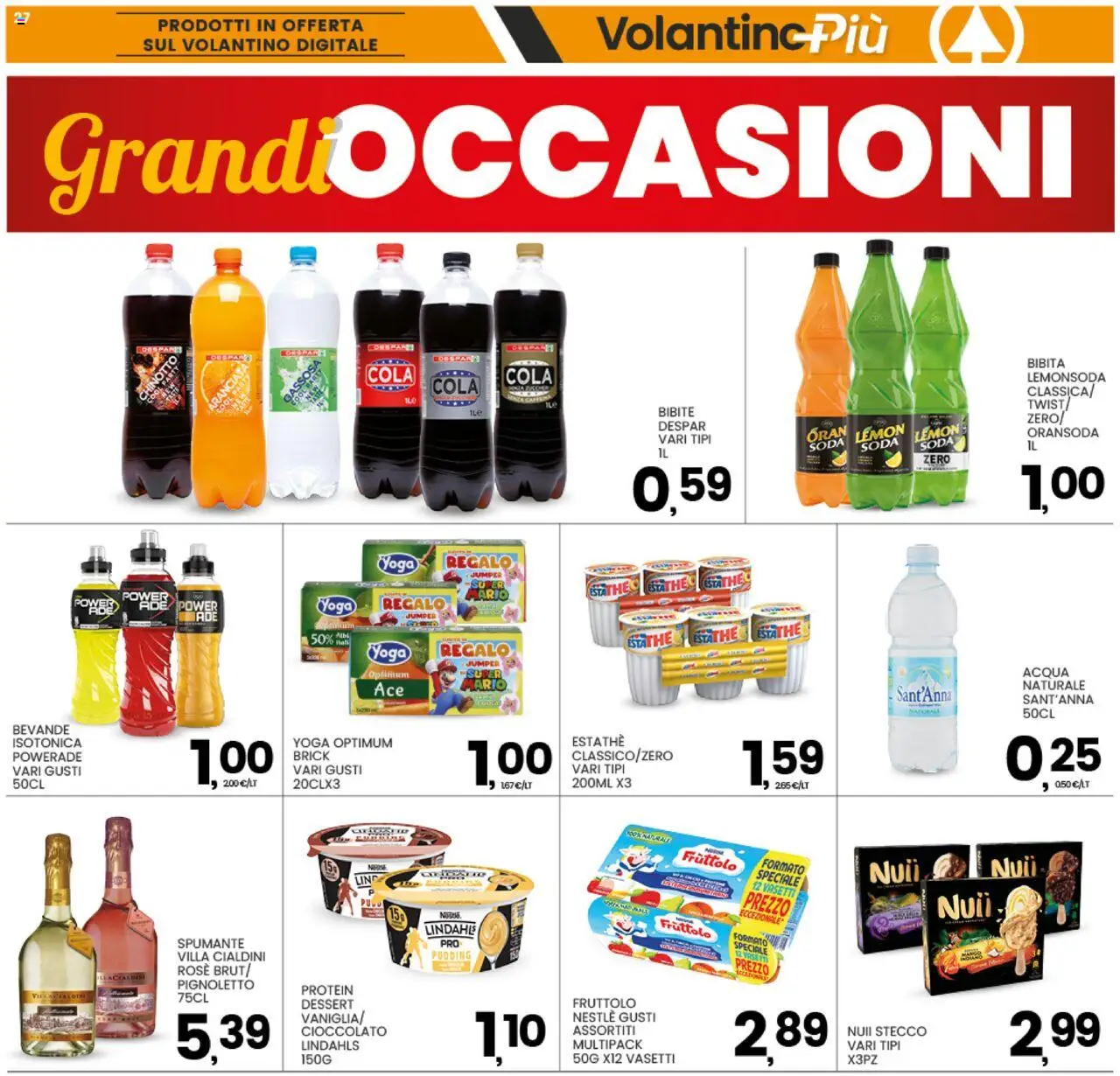 Volantino Interspar del 15.09.2025 | Pagina: 27 | Prodotti: Chinotto, Acqua, Bibite, Bibita