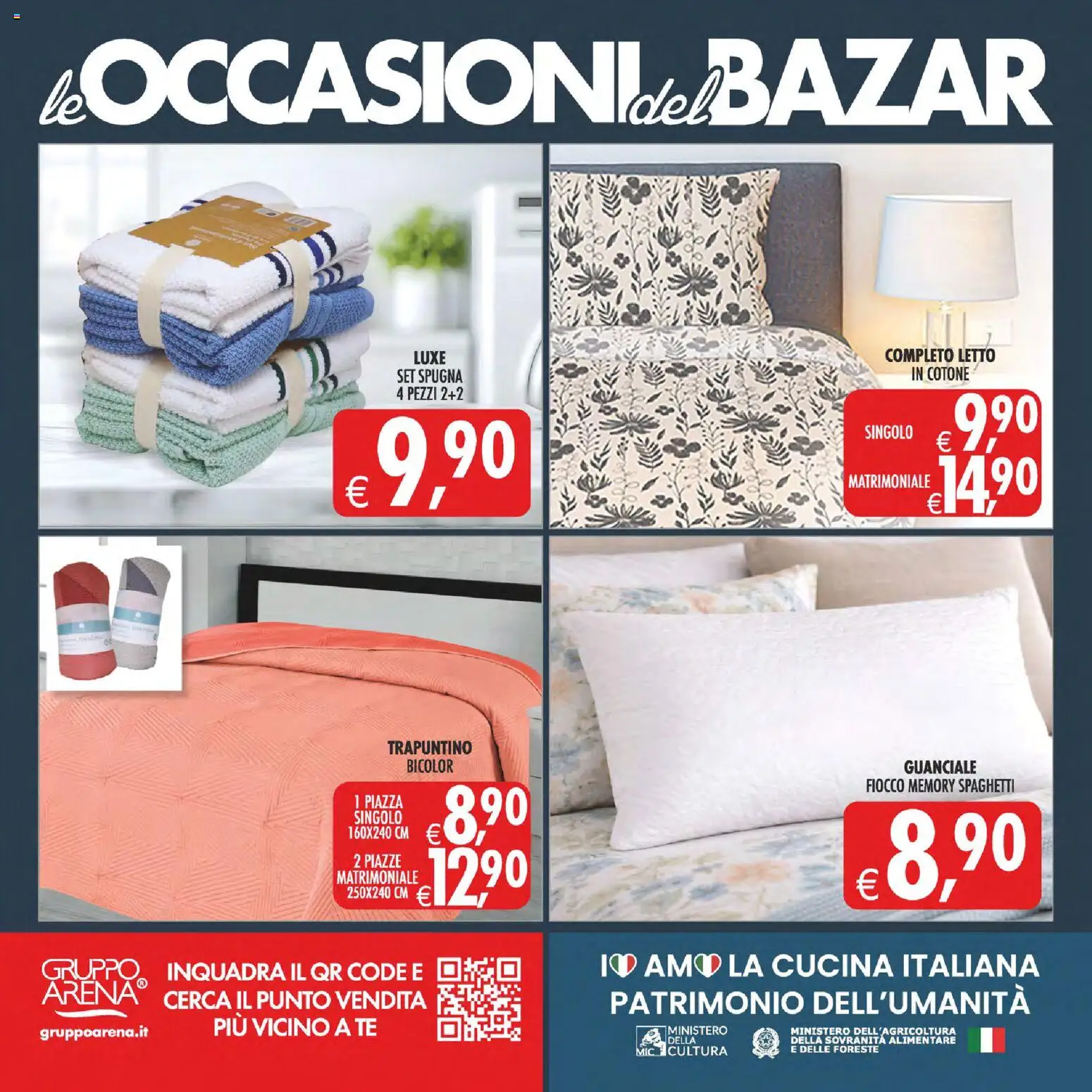 Volantino Decò del 17.03.2026 | Pagina: 29 | Prodotti: Spugna, Tè, Letto, Guanciale