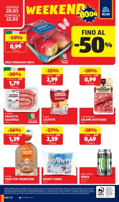 Anteprima del volantino SALAME NOSTRANO, Salame Nostrano di puro suino, 100 g valido a partire dal 16.03.2026 | Pagina: 32