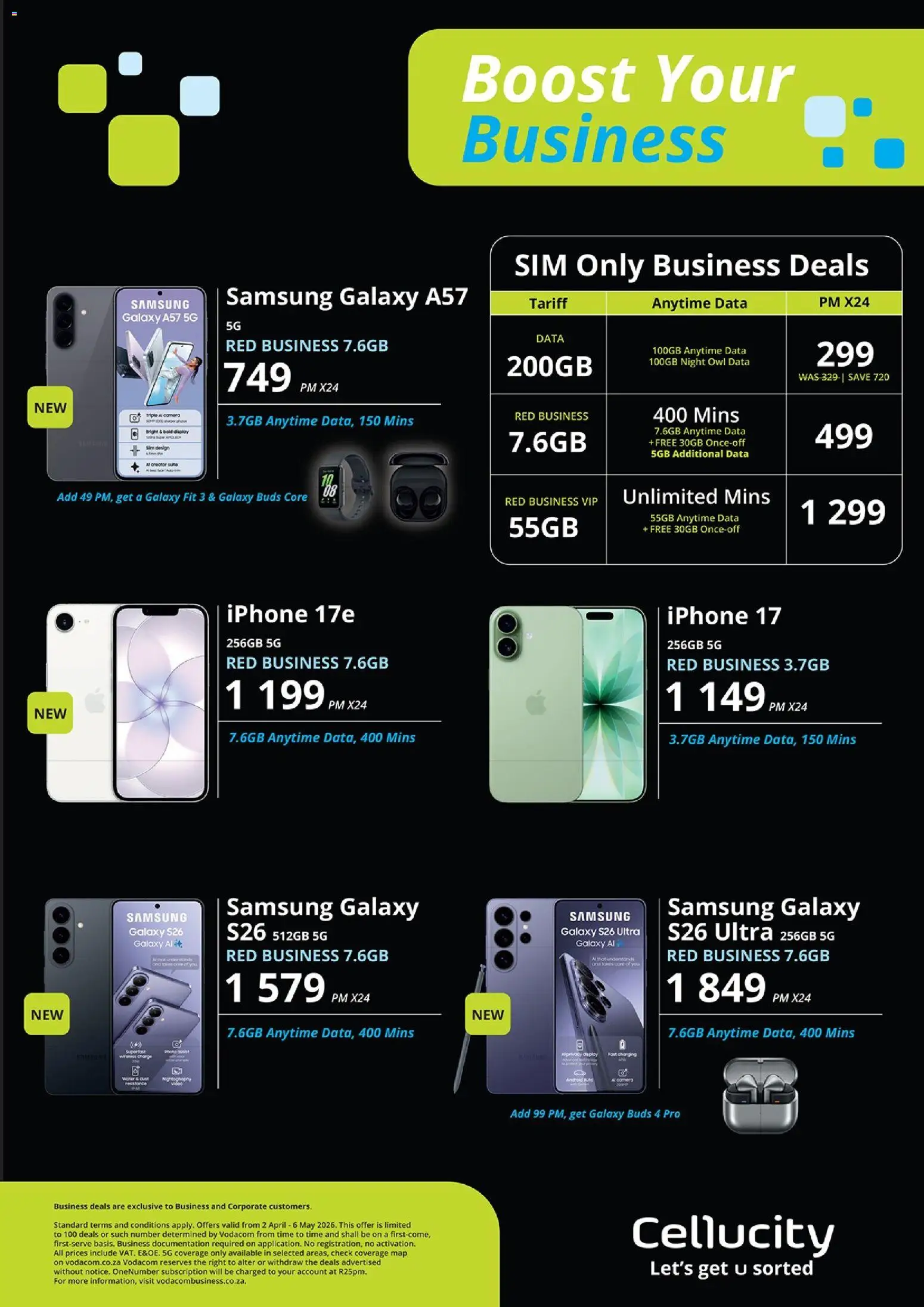 Cellucity Specials | 02/04/2026 | How to get a limited discount? Save today! | South Africa