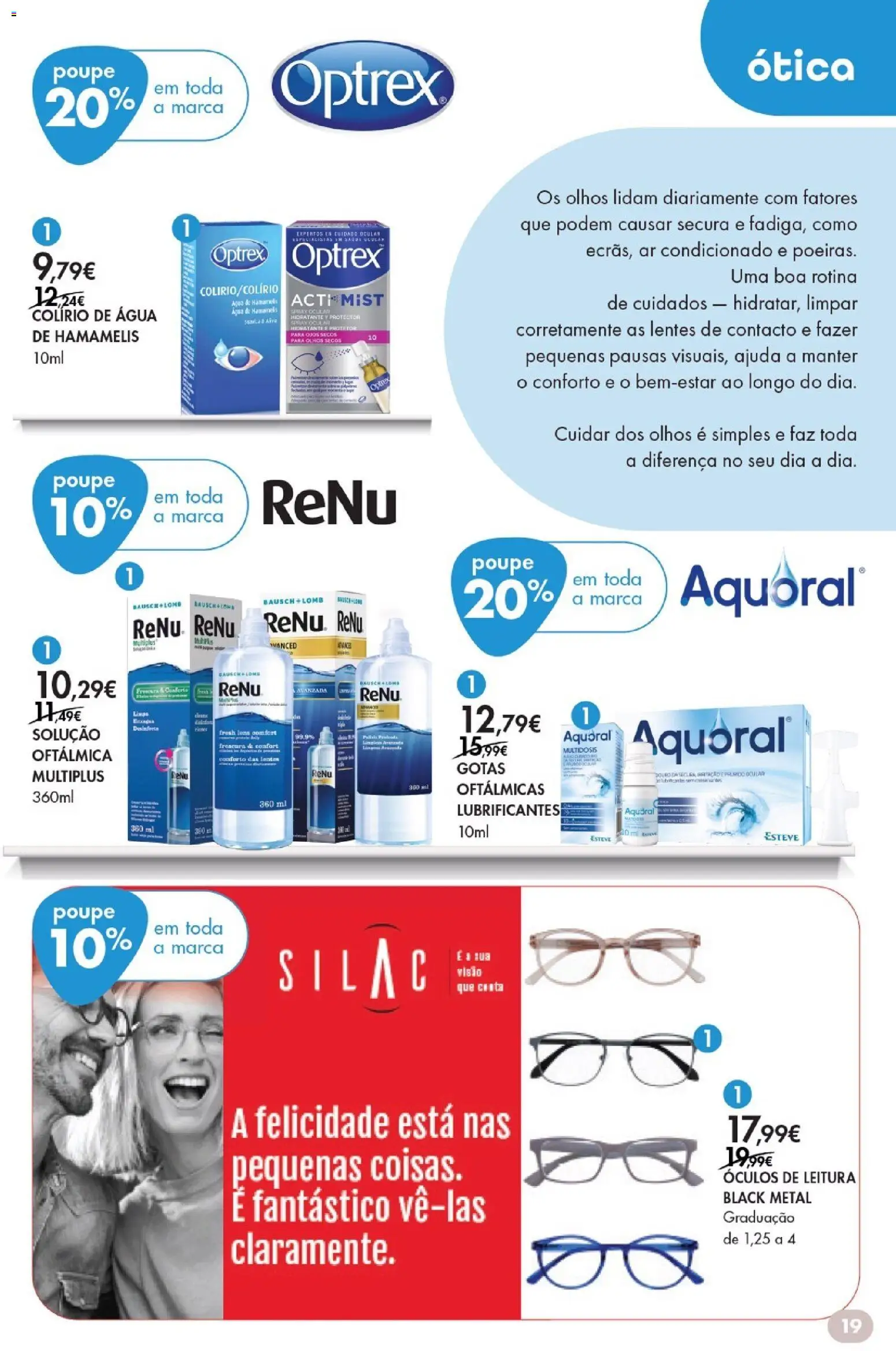 Pingo Doce - Bem Estar Primavera Lojas │ válido de 07.04.2026 | Página: 19 | Produtos: Agua, Óculos, Ar condicionado, Velas