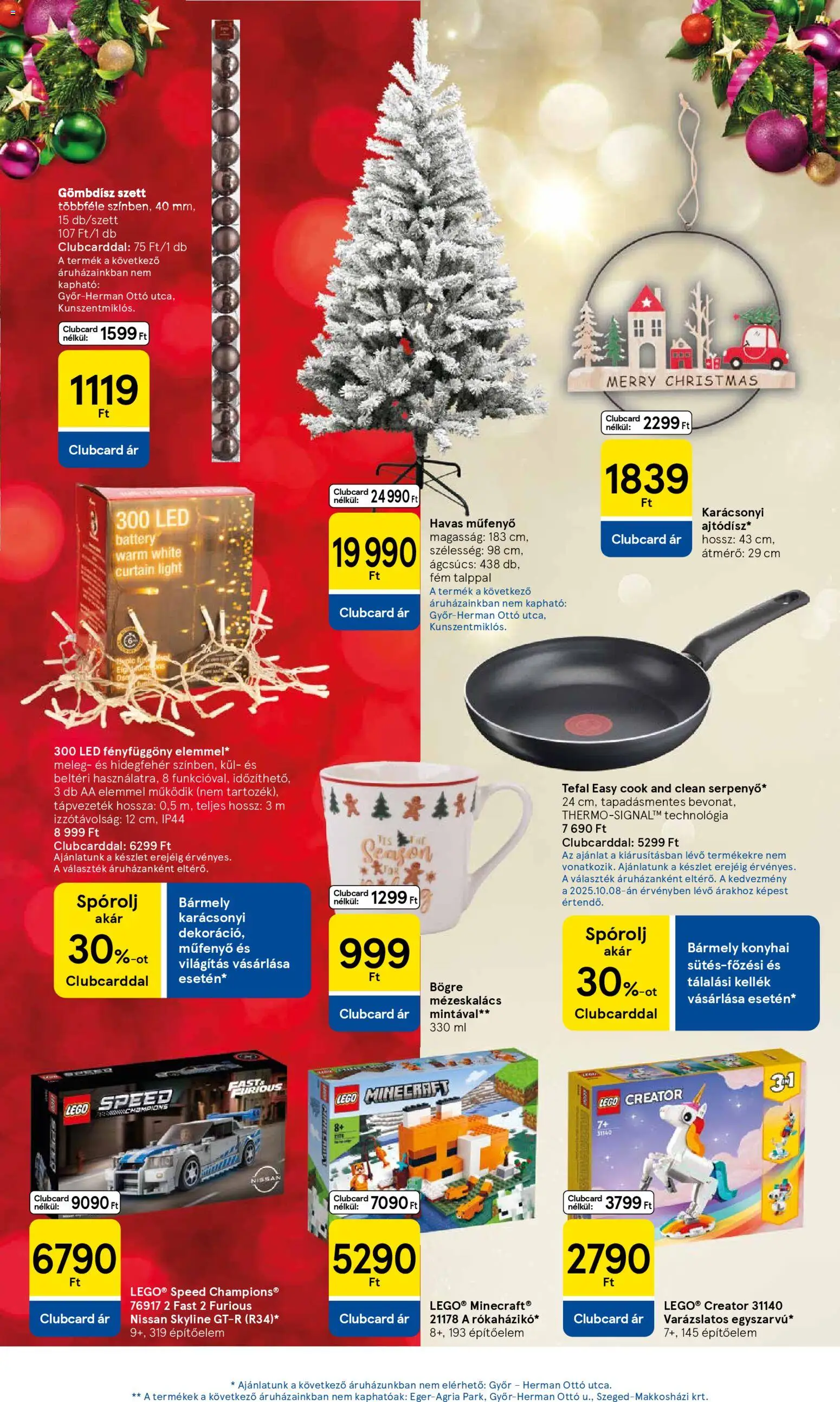 Tesco akciós ujság - amely érvényes a következő dátumtól: 13.11.2025 | Oldal: 5 | Termékek: Tefal, Bögre, Mézeskalács