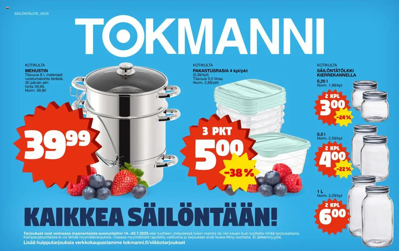  | Sivu: 1 | Tuotteet: Mehustin, Voi