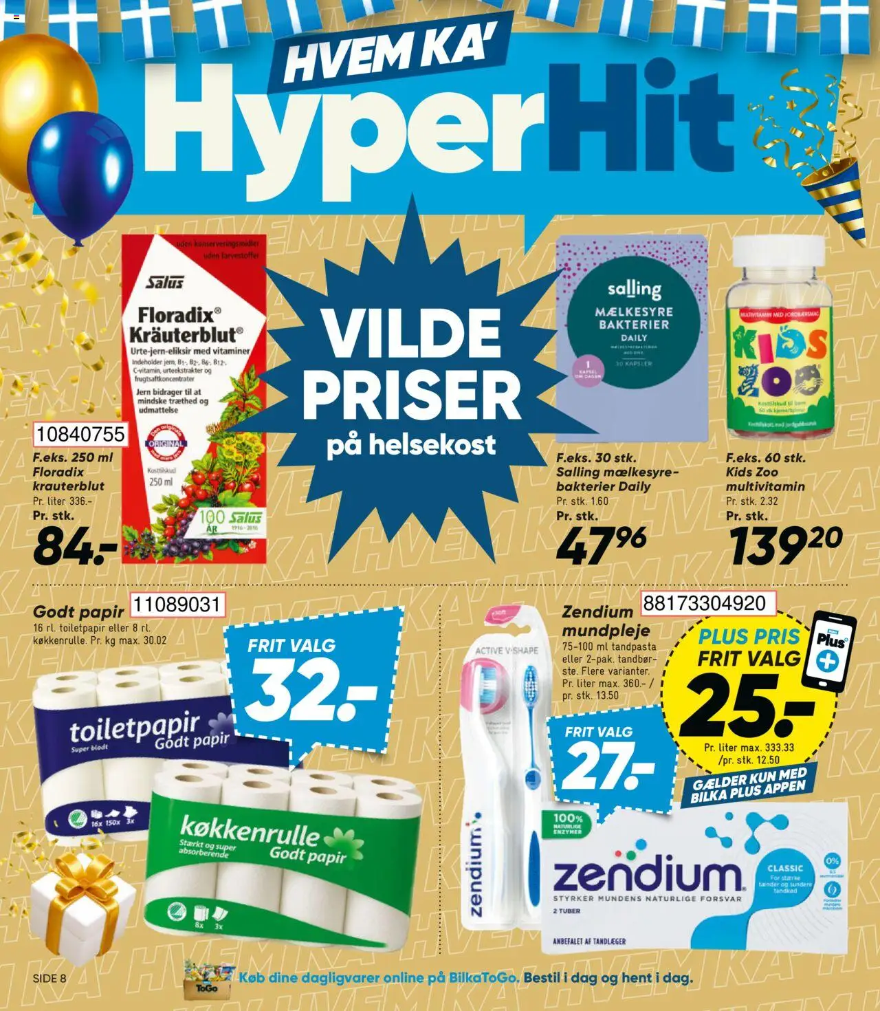 Bilka tilbudsavis – gyldig fra 03.10.2025 | Side: 8 | Produkter: Tandpasta