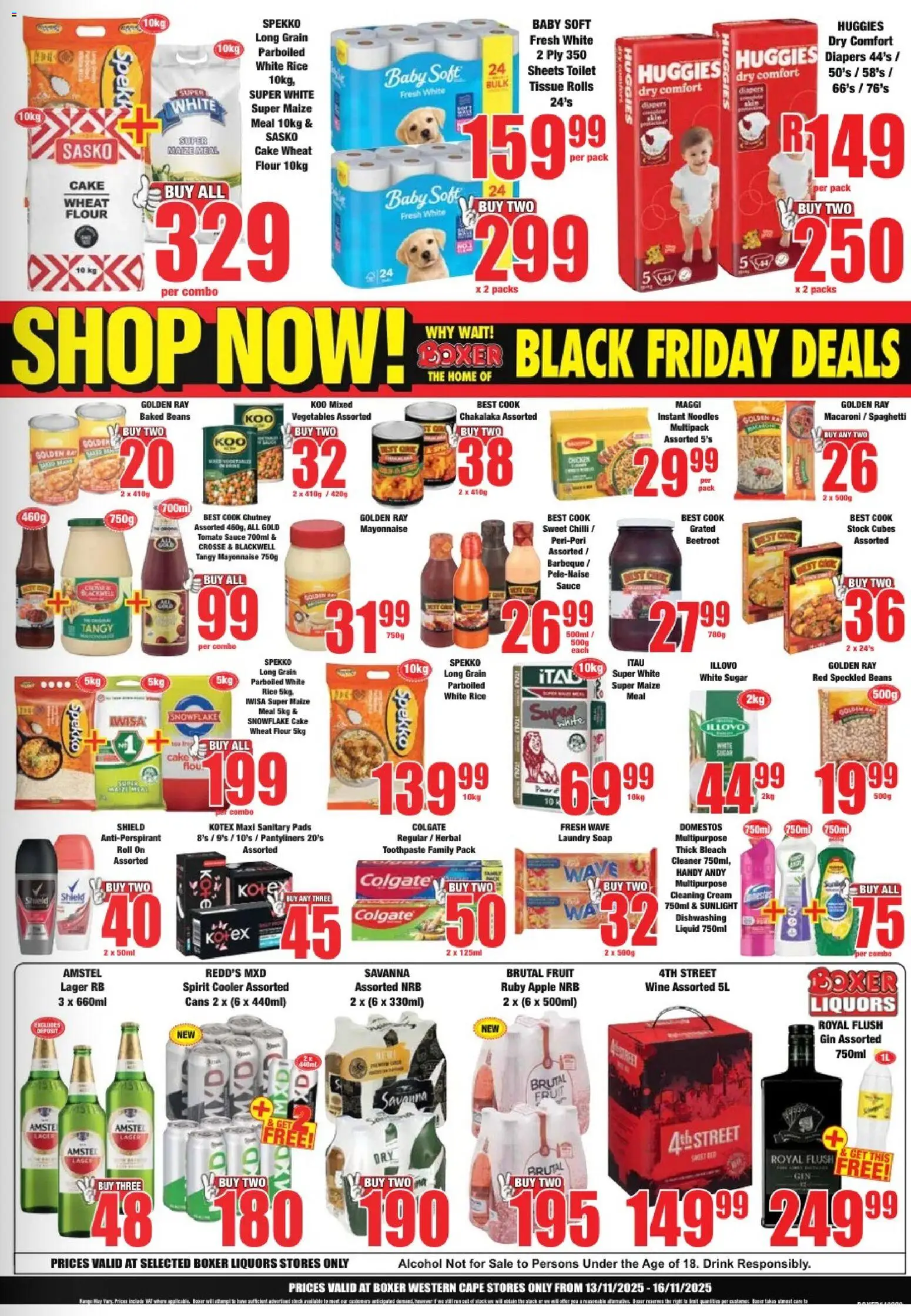 New Boxer catalogue – valid from 13.11.2025 | Page: 3 | Products: Cake, Cooler, Toothpaste, Chilli