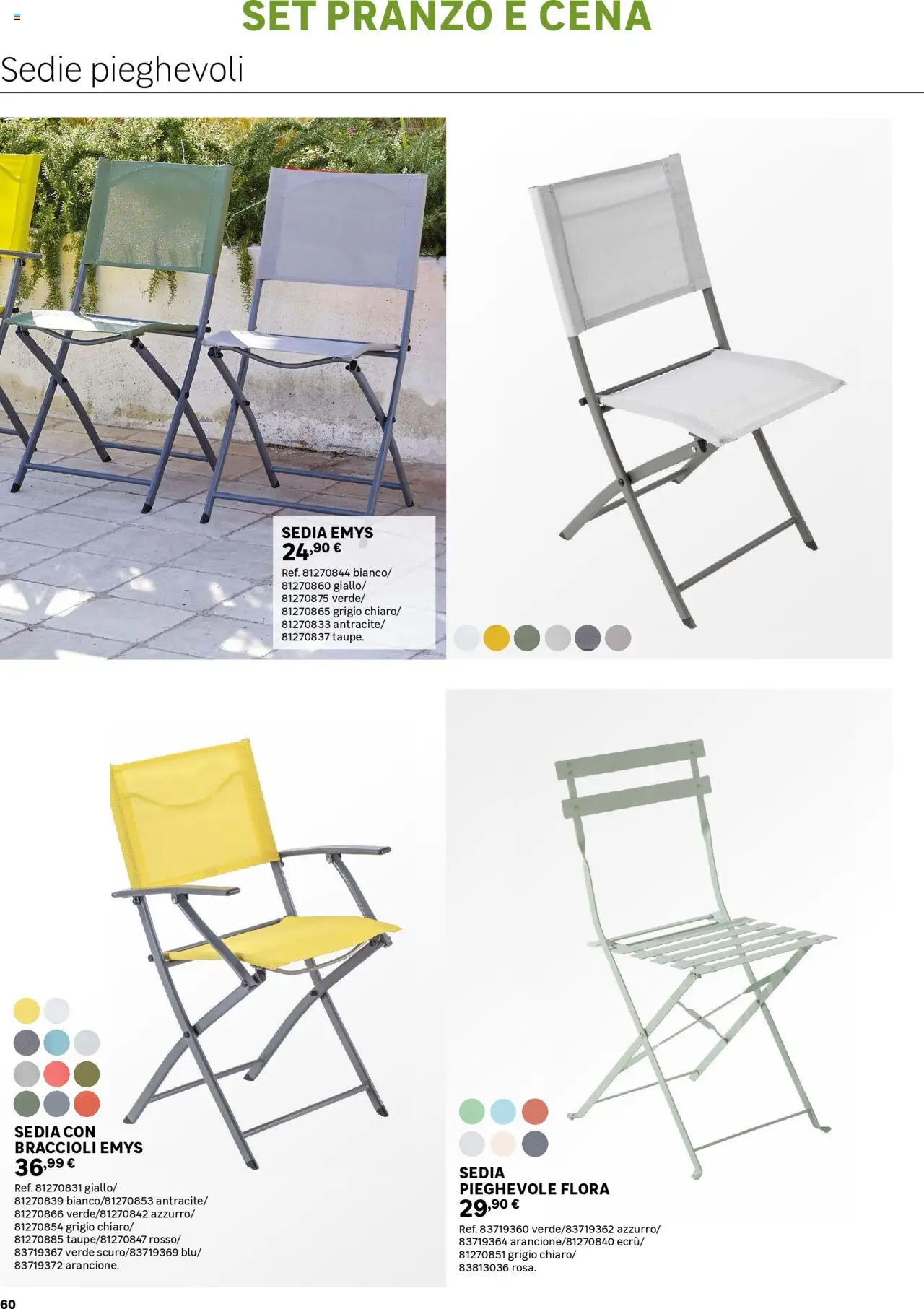 Volantino Leroy Merlin del 02.06.2025 | Pagina: 60 | Prodotti: Braccioli, Sedia