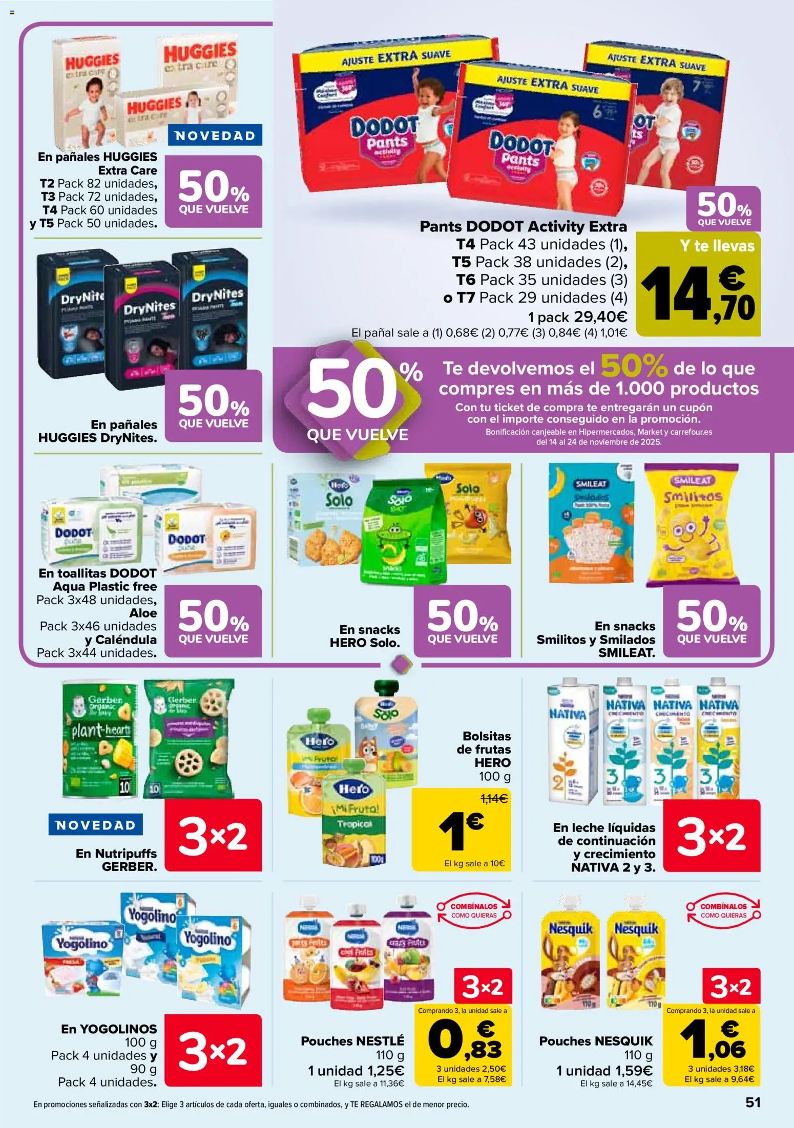 Carrefour folleto │ válido desde el 28.10.2025 | Página: 53 | Productos: Leche, Té