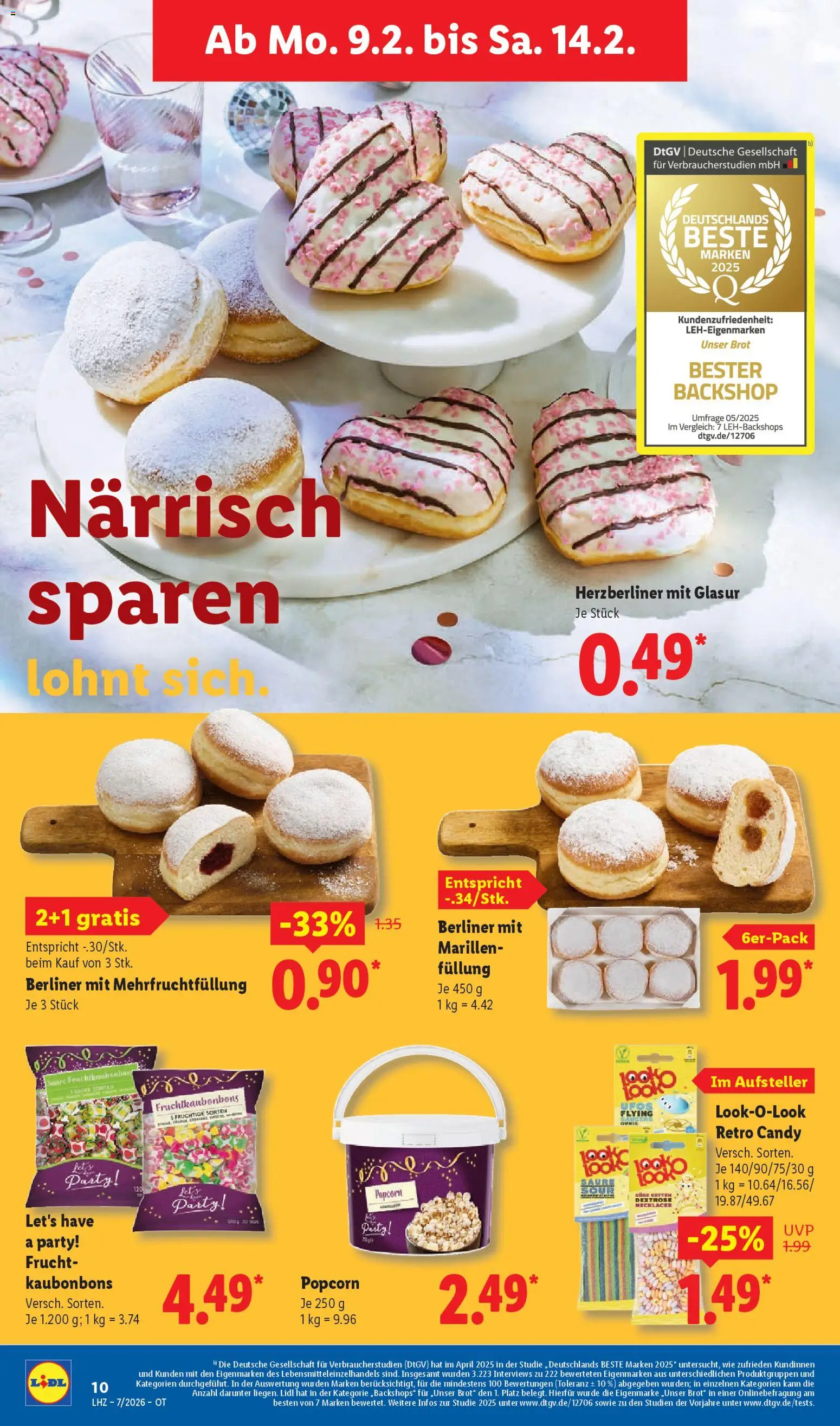 Lidl Prospekt Bernsdorf – gültig ab 09.02.2026 | Seite: 20 | Produkte: Berliner, Brot