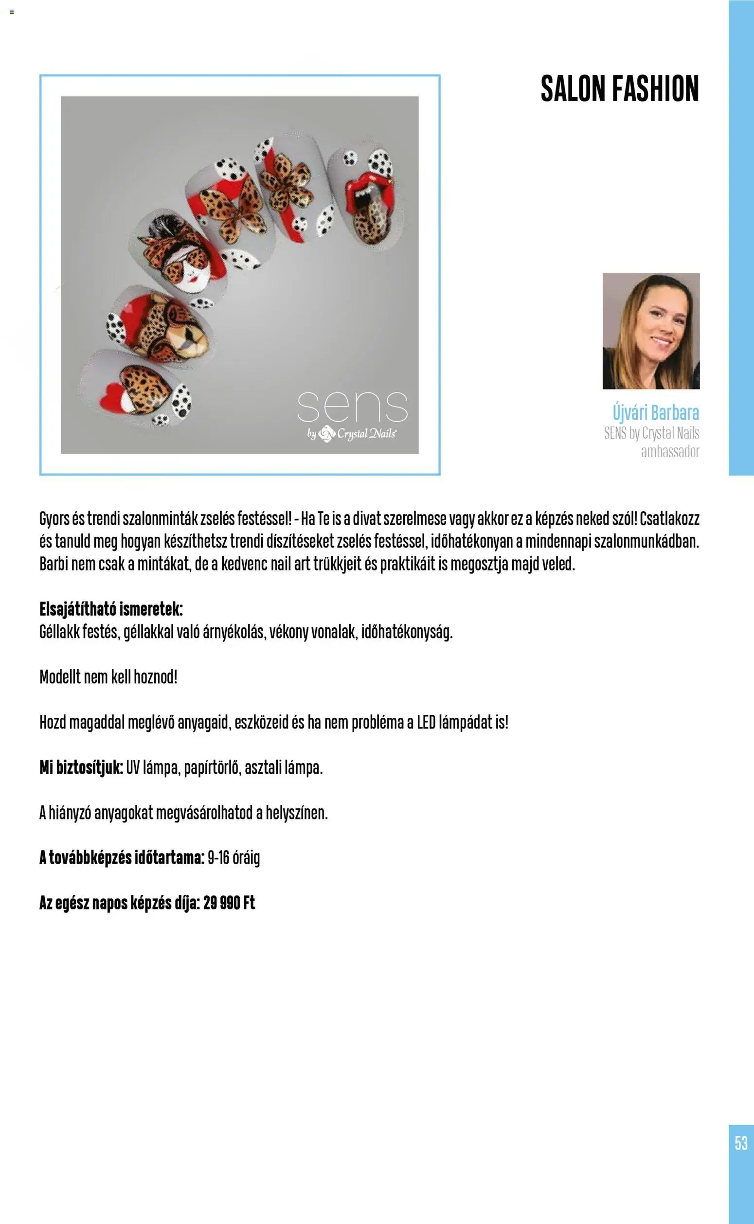 Crystal Nails akciós ujság - amely érvényes a következő dátumtól: 01.12.2025 | Oldal: 53