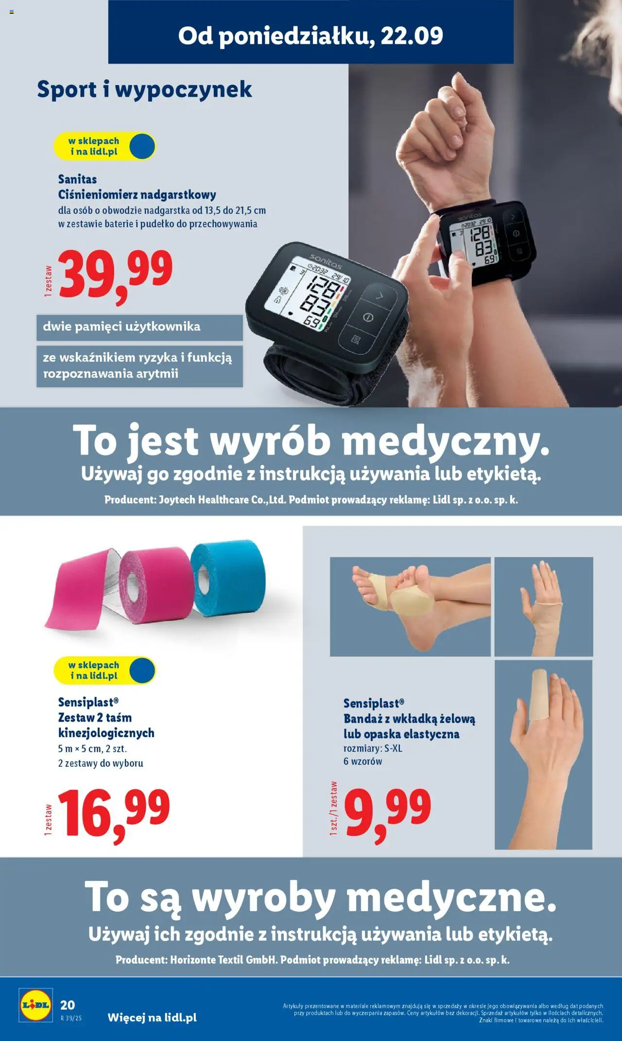 Lidl Katalog od 22.09.2025 | Strona: 26 | Produkty: Monitor, Ciśnieniomierz, Baterie, Pudełko