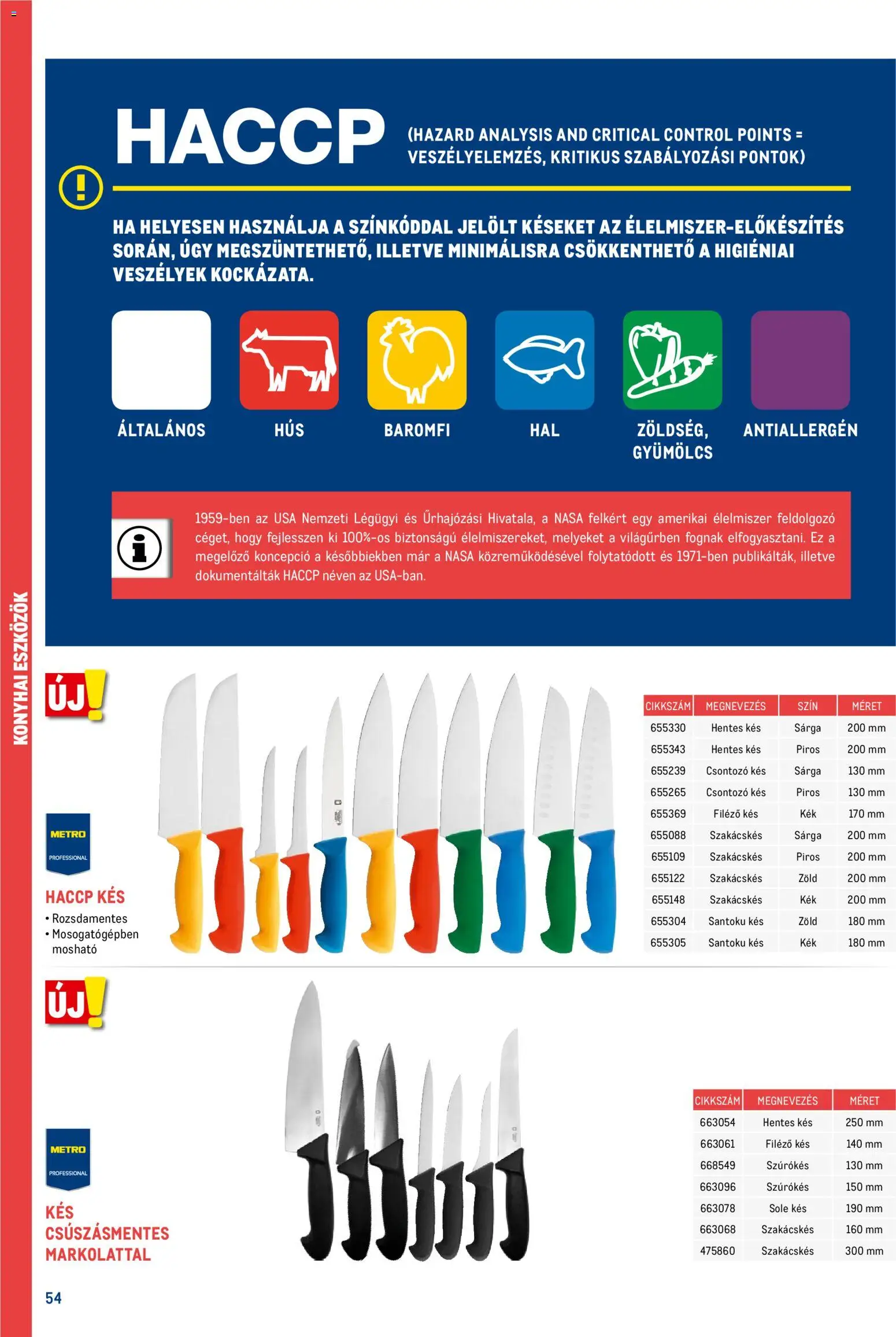 Metro akciós ujság - amely érvényes a következő dátumtól: 18.02.2026 | Oldal: 54 | Termékek: Gyümölcs, Kés