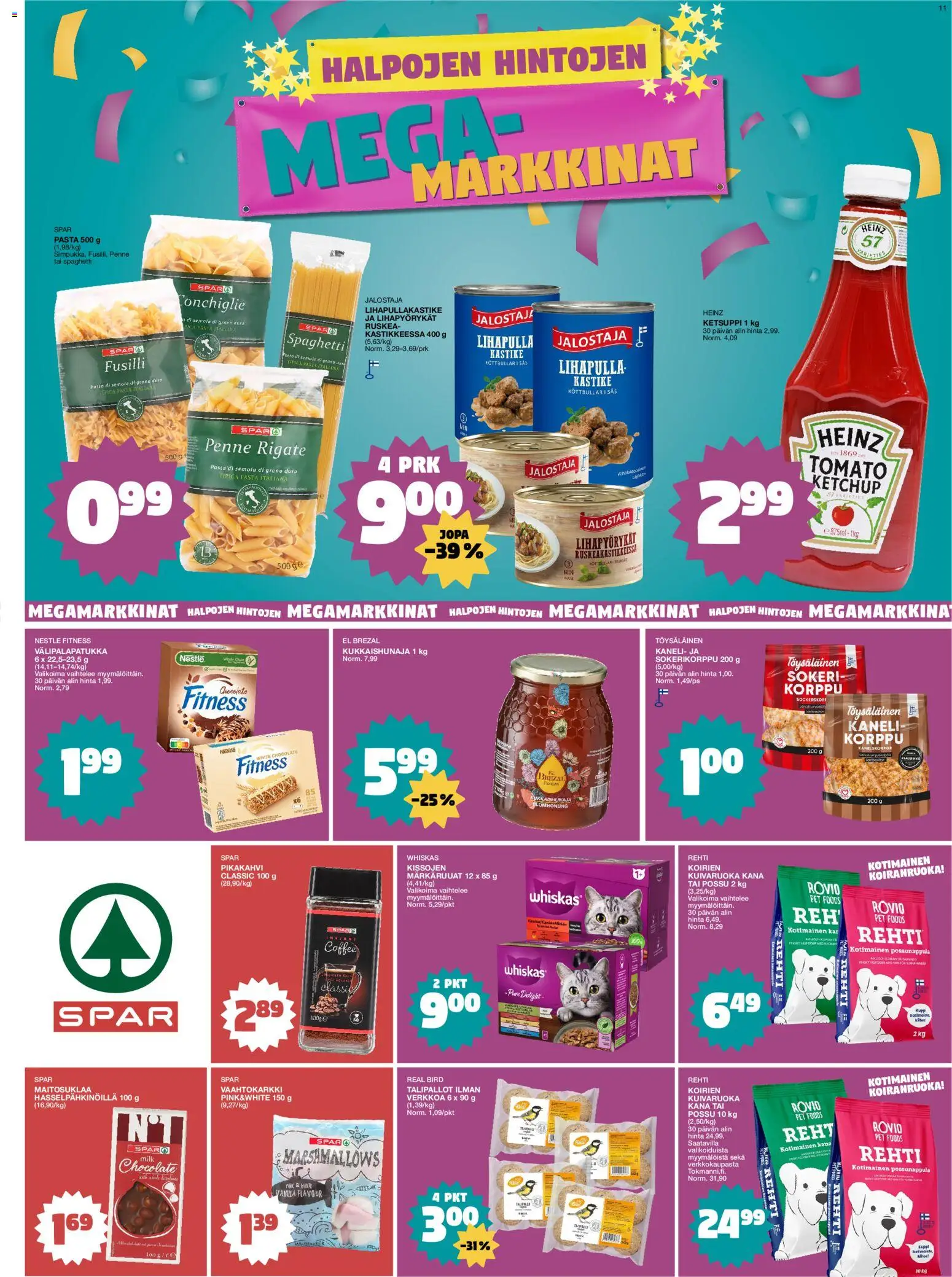 Tokmanni tarjoukset – voimassa 19.01.2026 alkaen | Sivu: 11 | Tuotteet: Kana, Kaneli, Koiranruoka, Ketsuppi