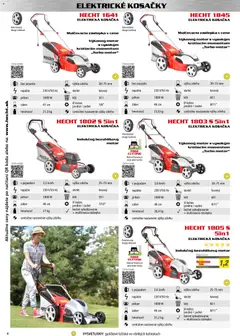 Hecht leták platný od 30.10.2025 | Strana: 4 | Produkty: Elektrická kosačka, Kosačka, Kosačky