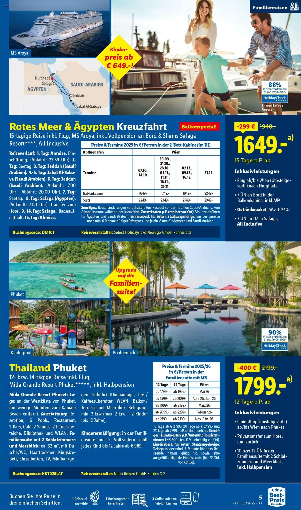 Lidl Reisen gültig ab 19.09.2025 | Seite: 5 | Produkte: Telefon, Uhr, Bibliothek