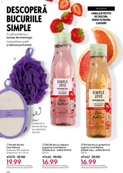 Ofertele Oriflame valabile de la 03.12.2025 | Pagină: 130 | Produse: Duș, Burete, Gel de duș, Căpșuni