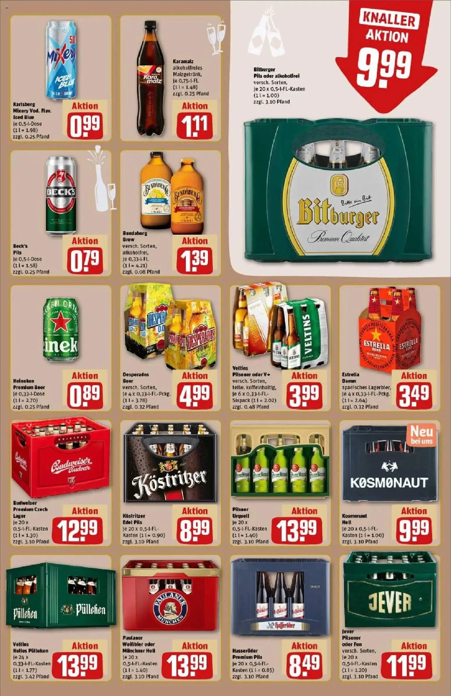 Rewe prospekt Hettstedt	 – gültig ab 22.12.2025 | Seite: 17 | Produkte: Helles pulleken, Kostritzer, Pilsner urquell, Mixery