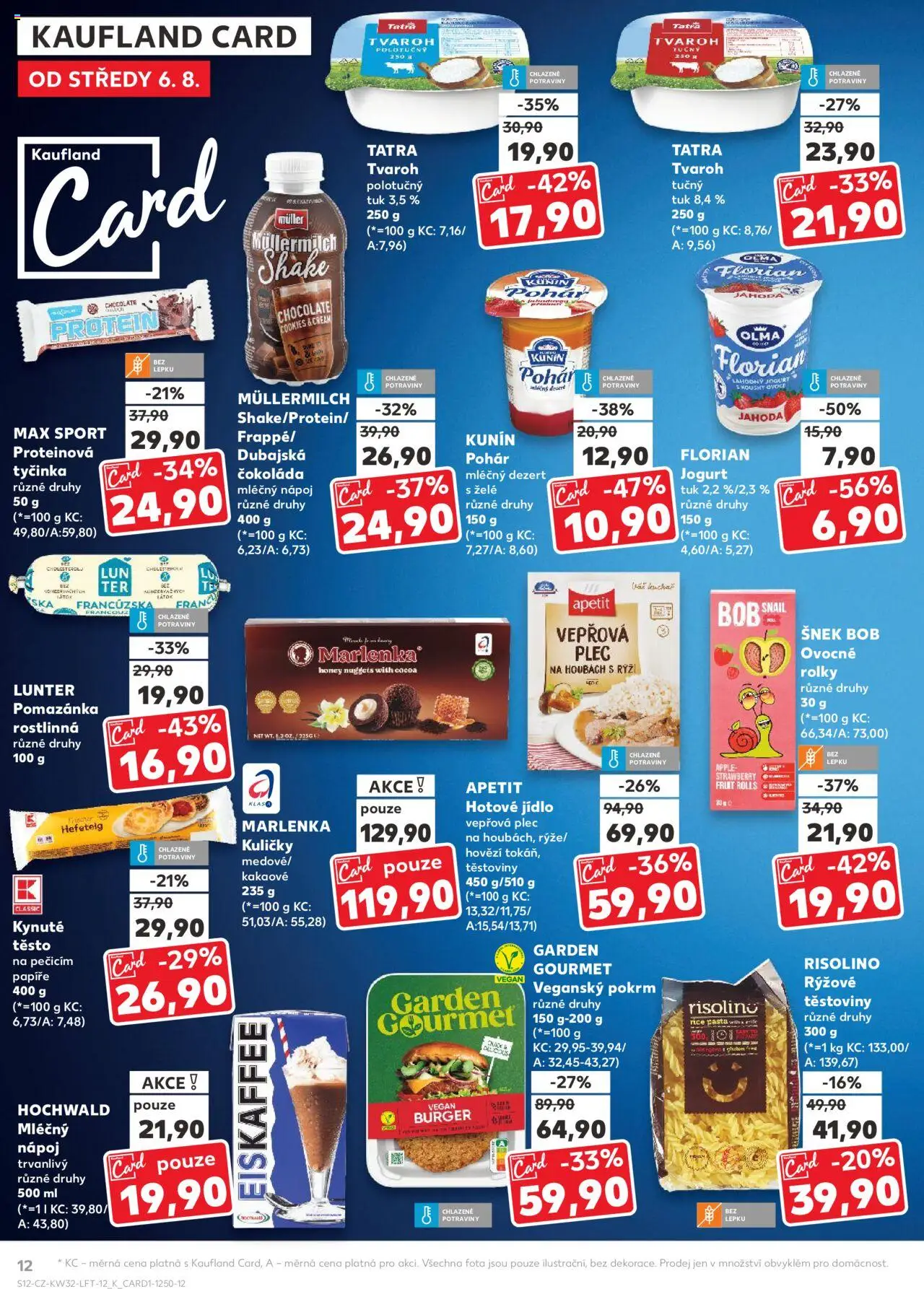 Kaufland leták - Praha 4 od 06.08.2025 | Strana: 12 | Produkty: Marlenka kuličky, Těstoviny, Cookies, Vepřová plec