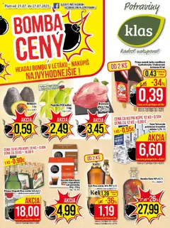 Klas leták - náhľad platný od 21.07.2025