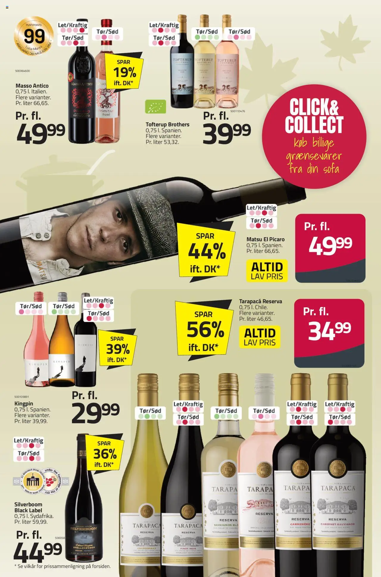 Fleggaard tilbudsavis – gyldig fra 08.10.2025 | Side: 26 | Produkter: Vin, Sofa