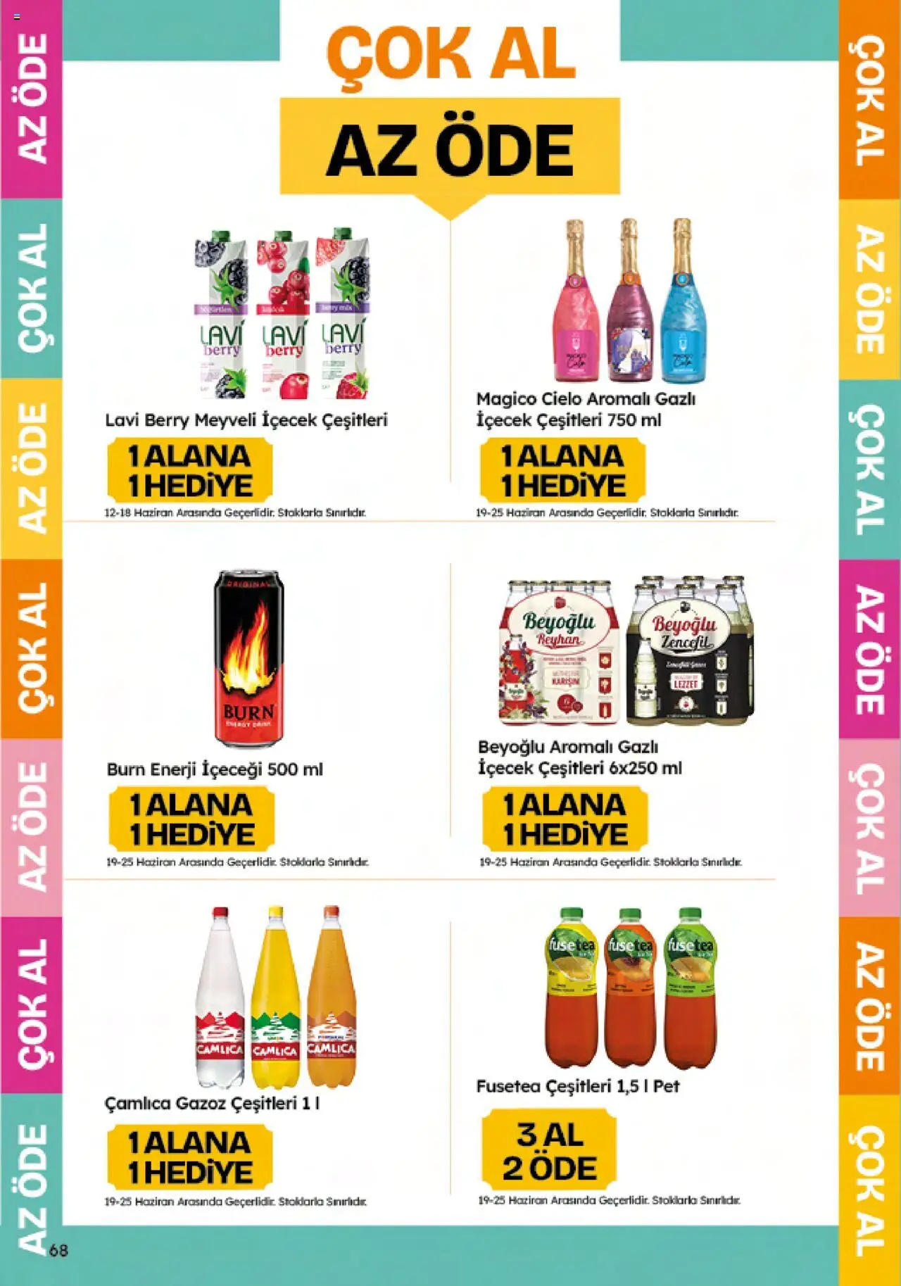 Migros Katalog - 5M Migroskop Dijital - 12.06.2025 tarihinden itibaren geçerlidir | Sayfa: 68 | Ürünler: Reyhan, Enerji içeceği