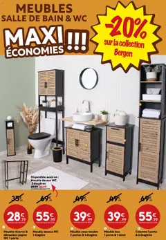 Maxi Bazar - Prévisualisation de Maxi Bazar - Catalogue mobilier Maxi Bazar valide à partir de 01.10.2025 | Page: 10 | Produits: Meuble, Meuble bas, Étagère, Portes