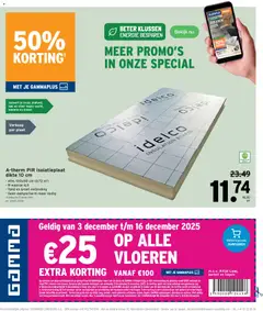 GAMMA - Folder - Voorbeeld van een folder van GAMMA, geldig van 03.12.2025 | Pagina: 35 | Producten: Plaat, Vloeren, Kaart