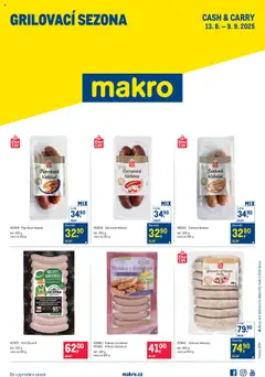 Náhled letáku Makro leták - Grilovací sezona od 13.08.2025
