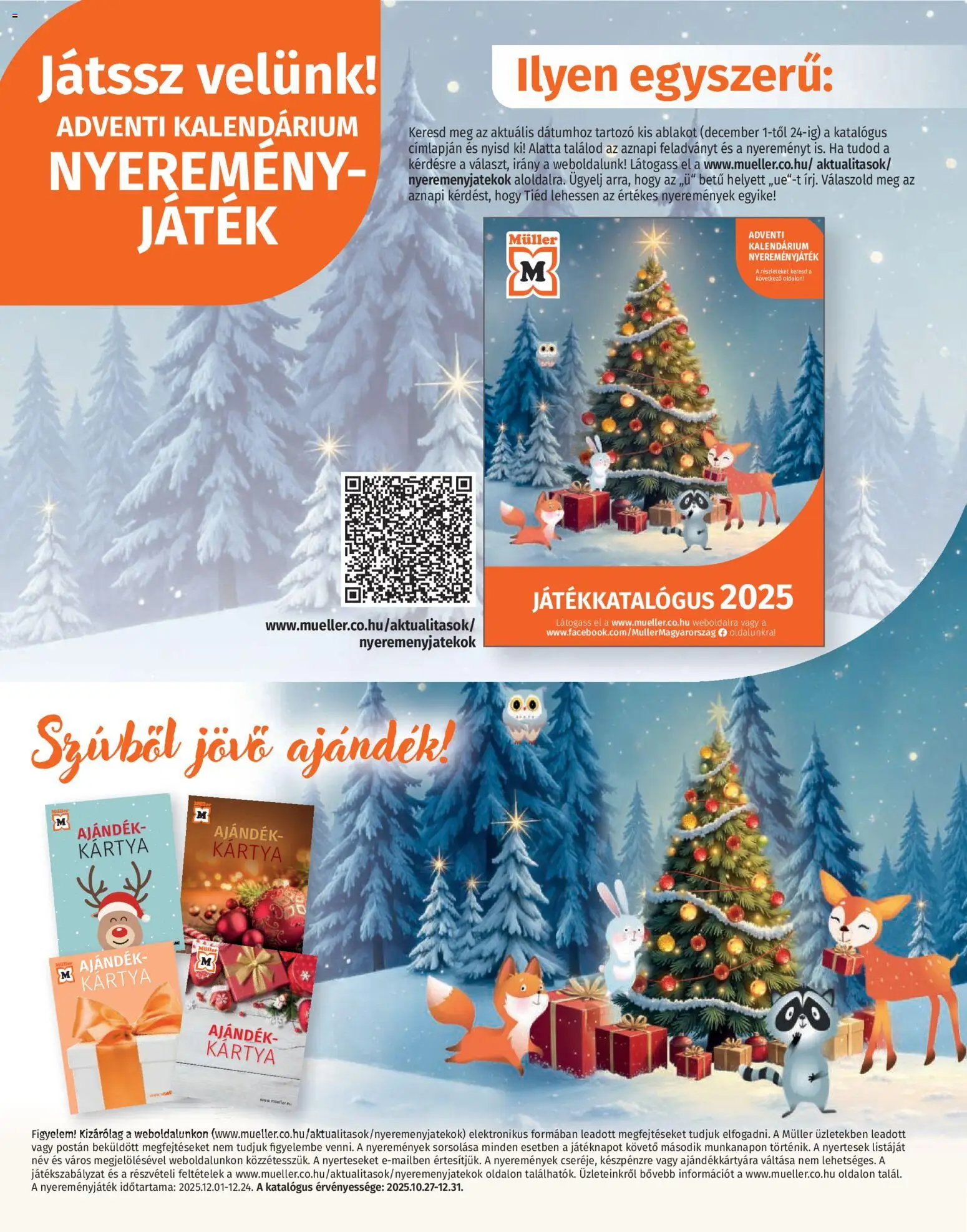 Müller akciós ujság - amely érvényes a következő dátumtól: 27.10.2025 | Oldal: 2 | Termékek: Játék