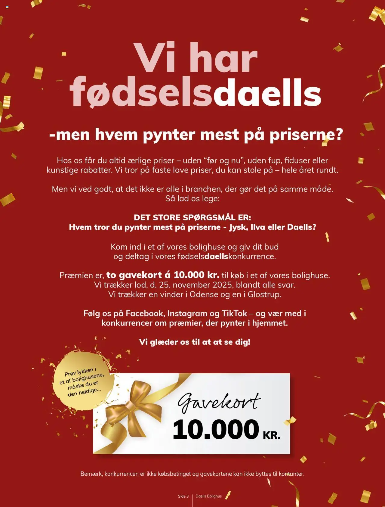Daells Bolighus tilbudsavis – gyldig fra 24.09.2025 | Side: 3 | Produkter: Maske