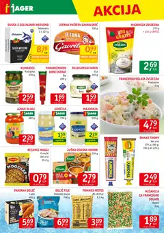 Jager katalog akcije – veljaven od 25.03.2026 | Stran: 9 | Izdelki: Oslič, Ajvar, Kumarice, Majoneza