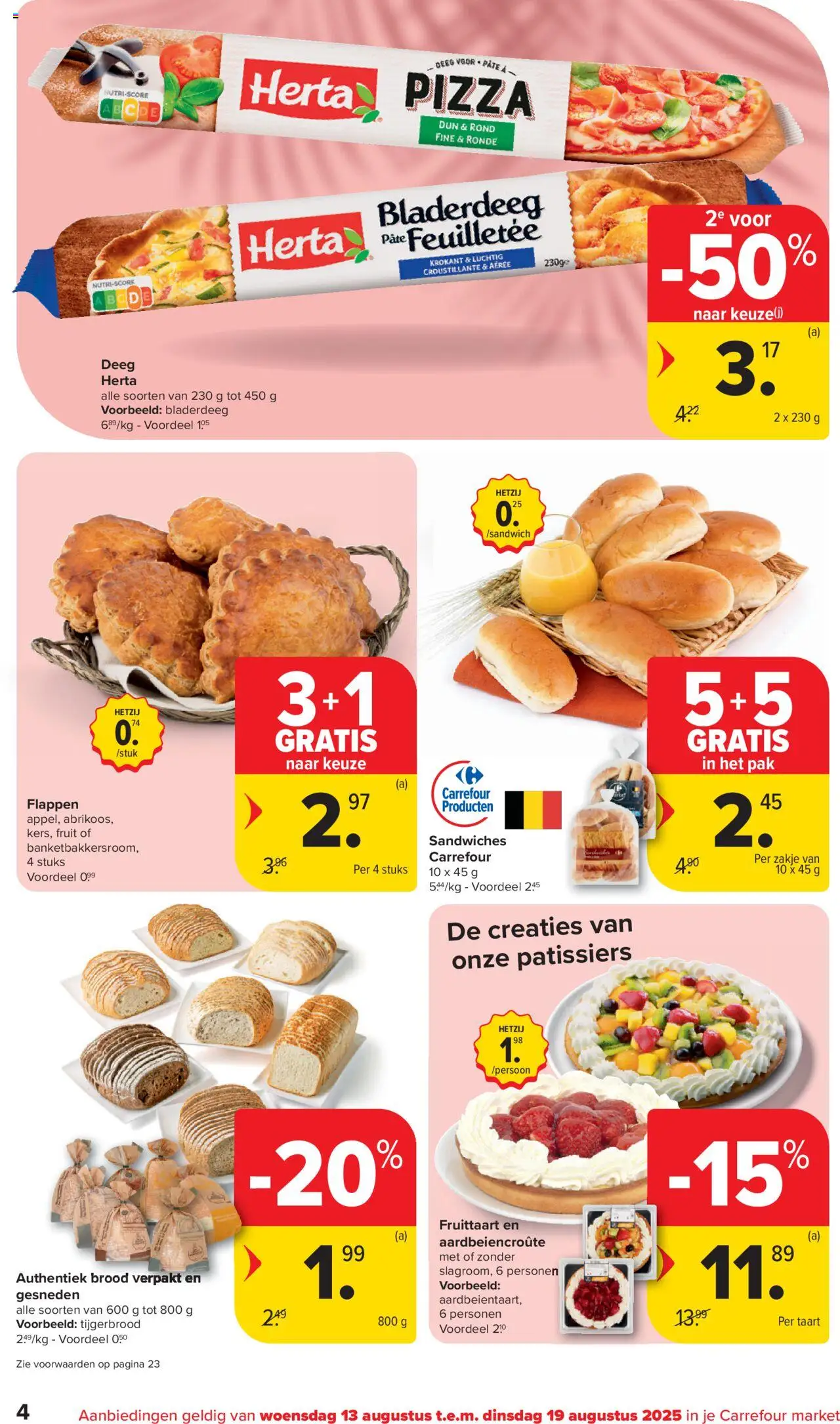  | Pagina: 4 | Producten: Pizza, Deeg, Fruit, Taart